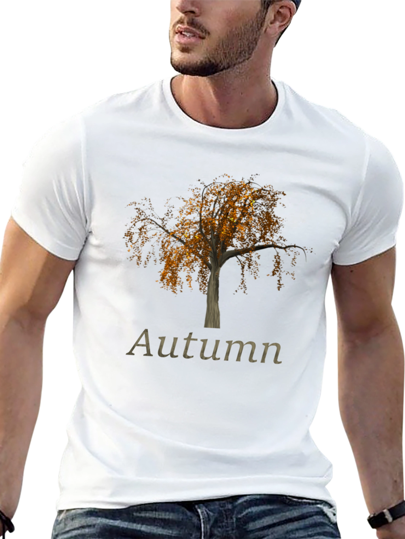 Black Autumn Tree Graphic Tee - Black view 13