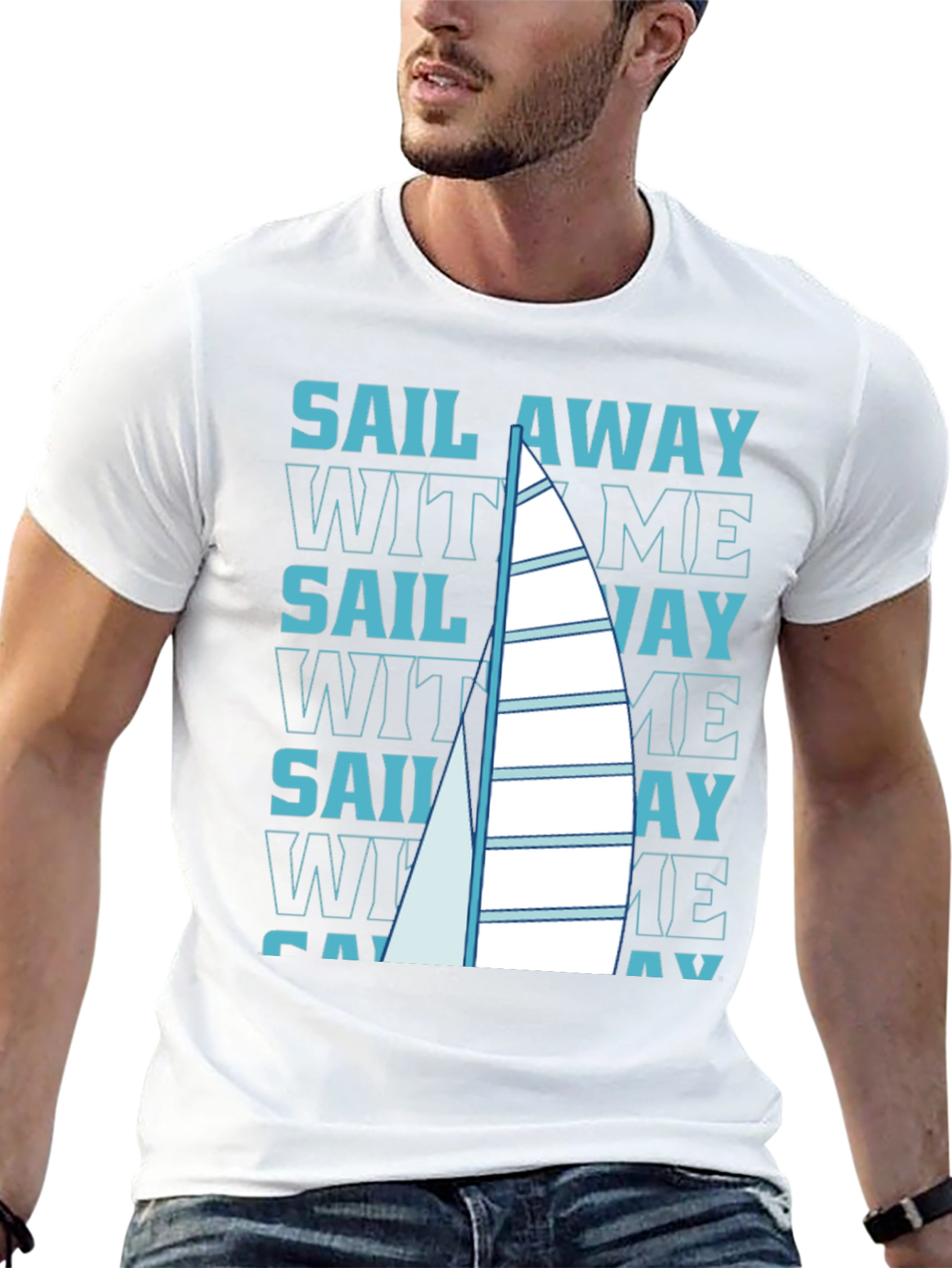 Black Sail Away With Me Graphic Tee view 13