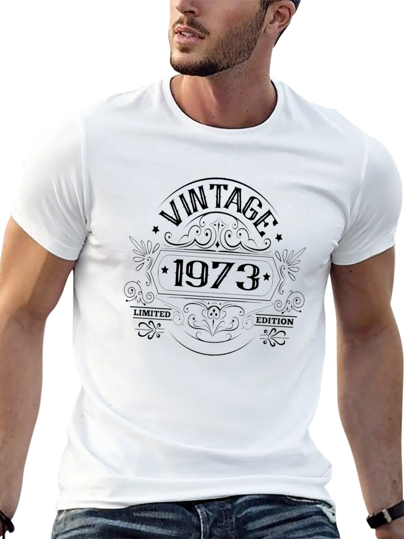 Black Vintage 1973 Limited Edition Black T-Shirt view 13