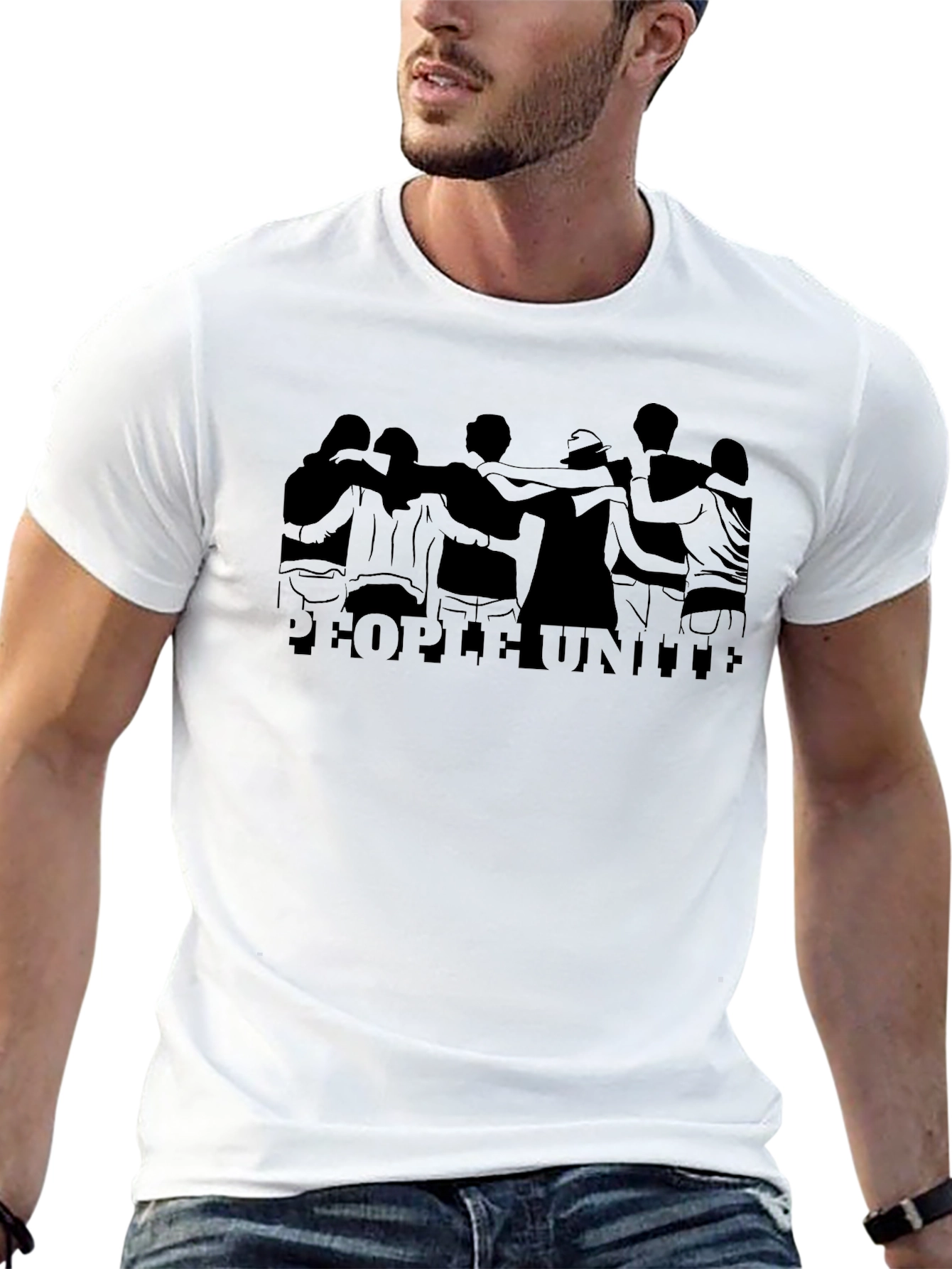 Black People United Graphic Tee - Black view 13