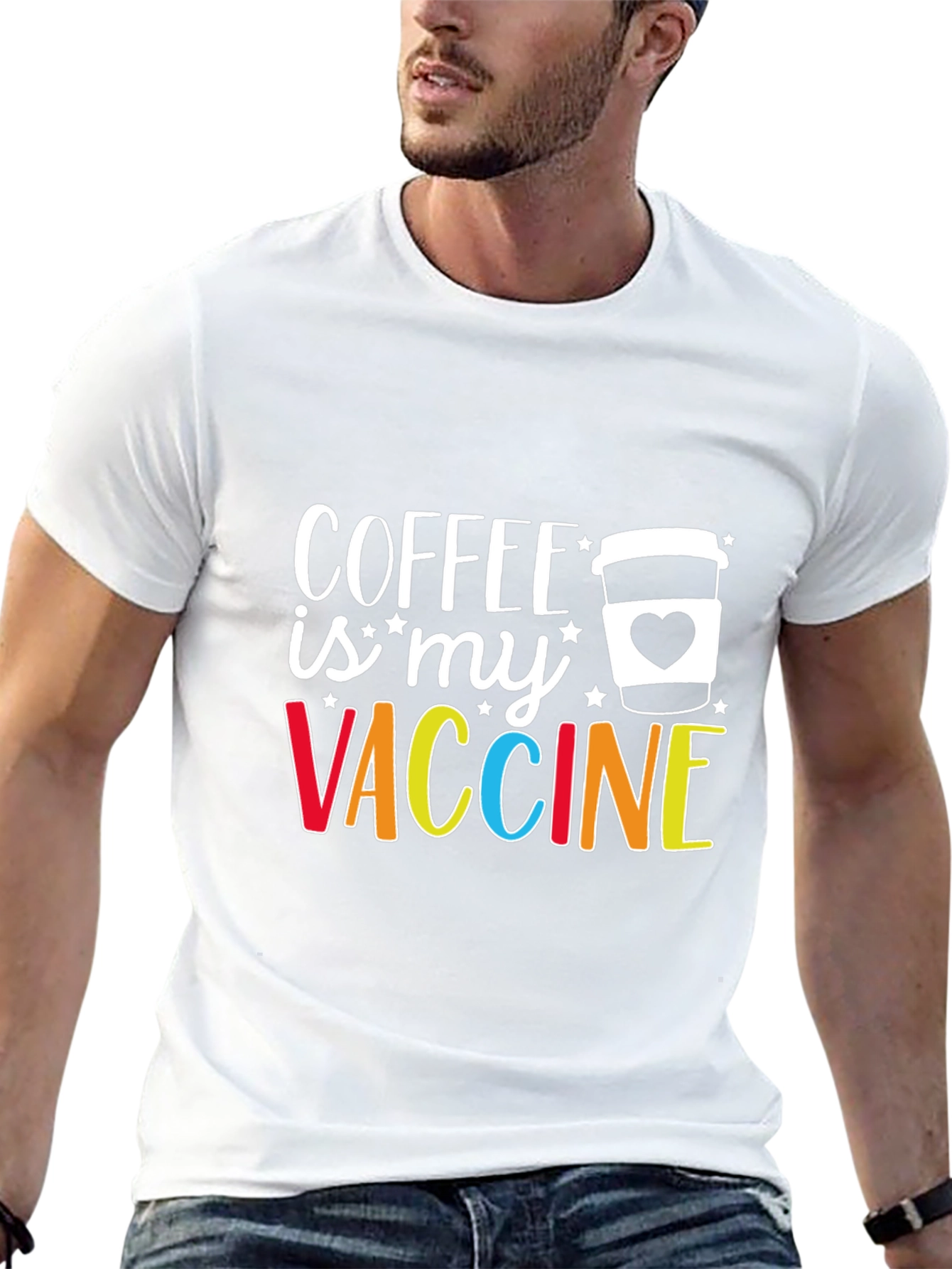 Coffee is My Vaccine Graphic Tee - 13