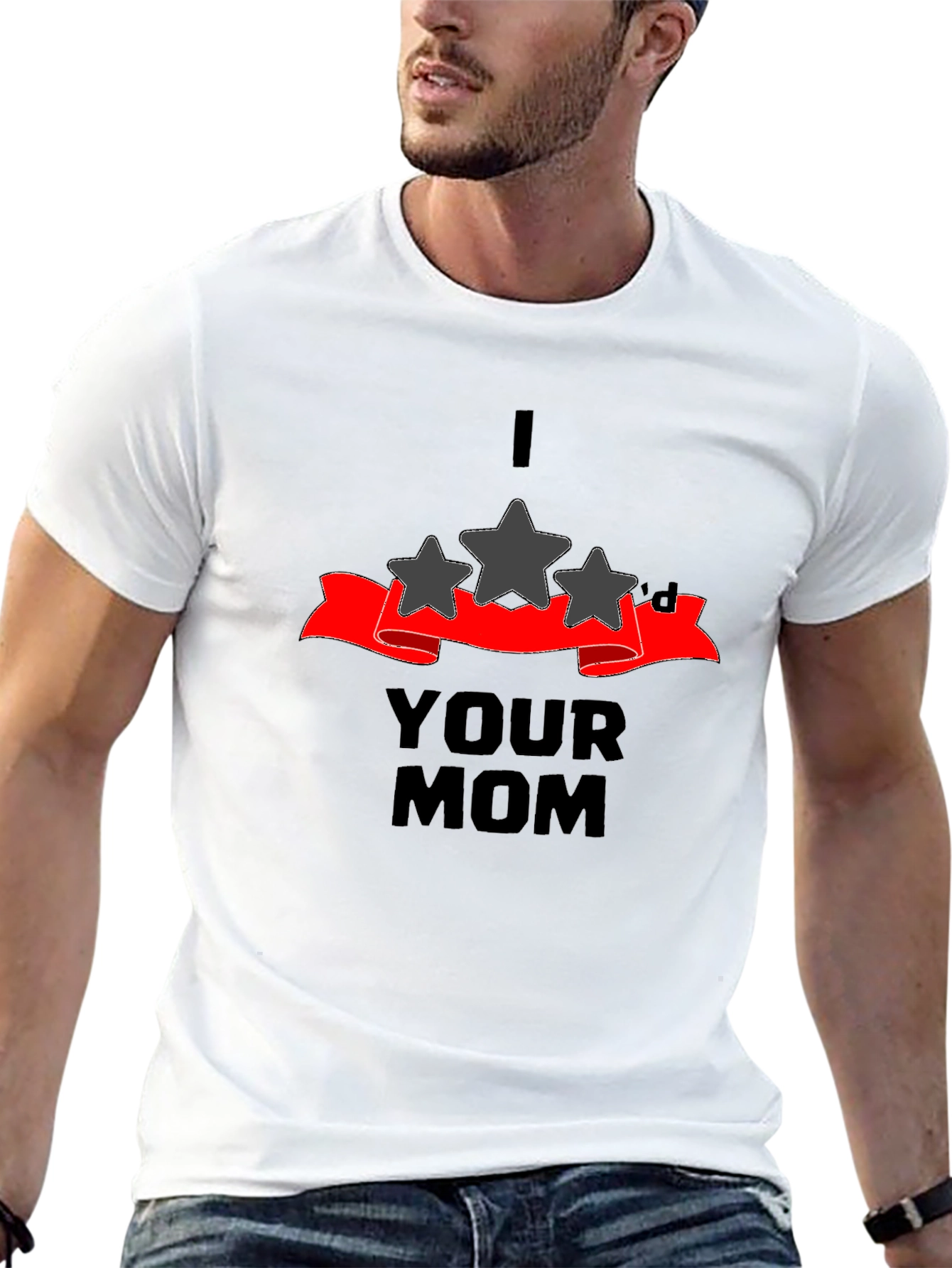 Black I Rated Your Mom T-Shirt - Adult Humor Tee view 13