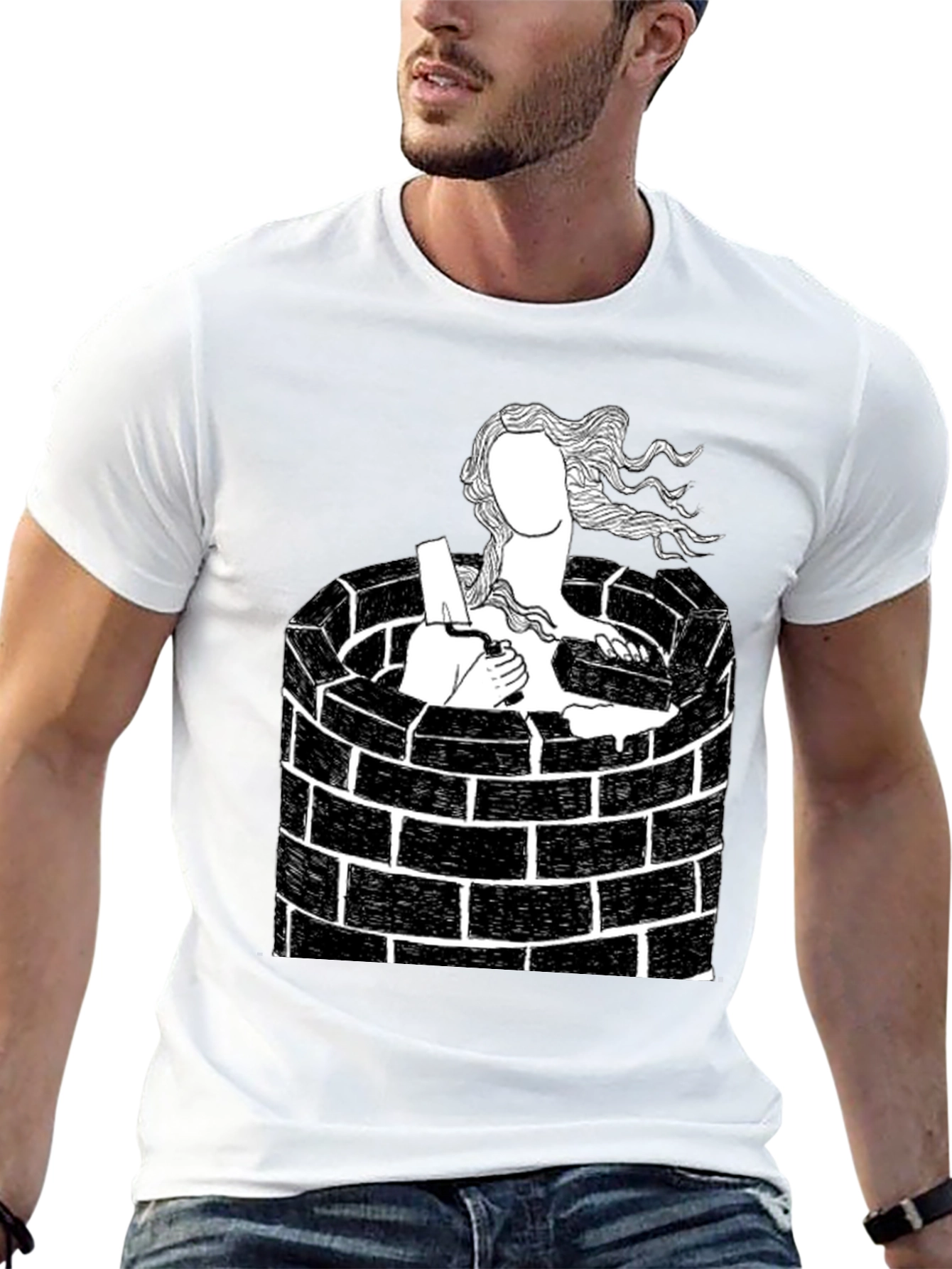 Black Well Maiden Black Graphic Tee view 13