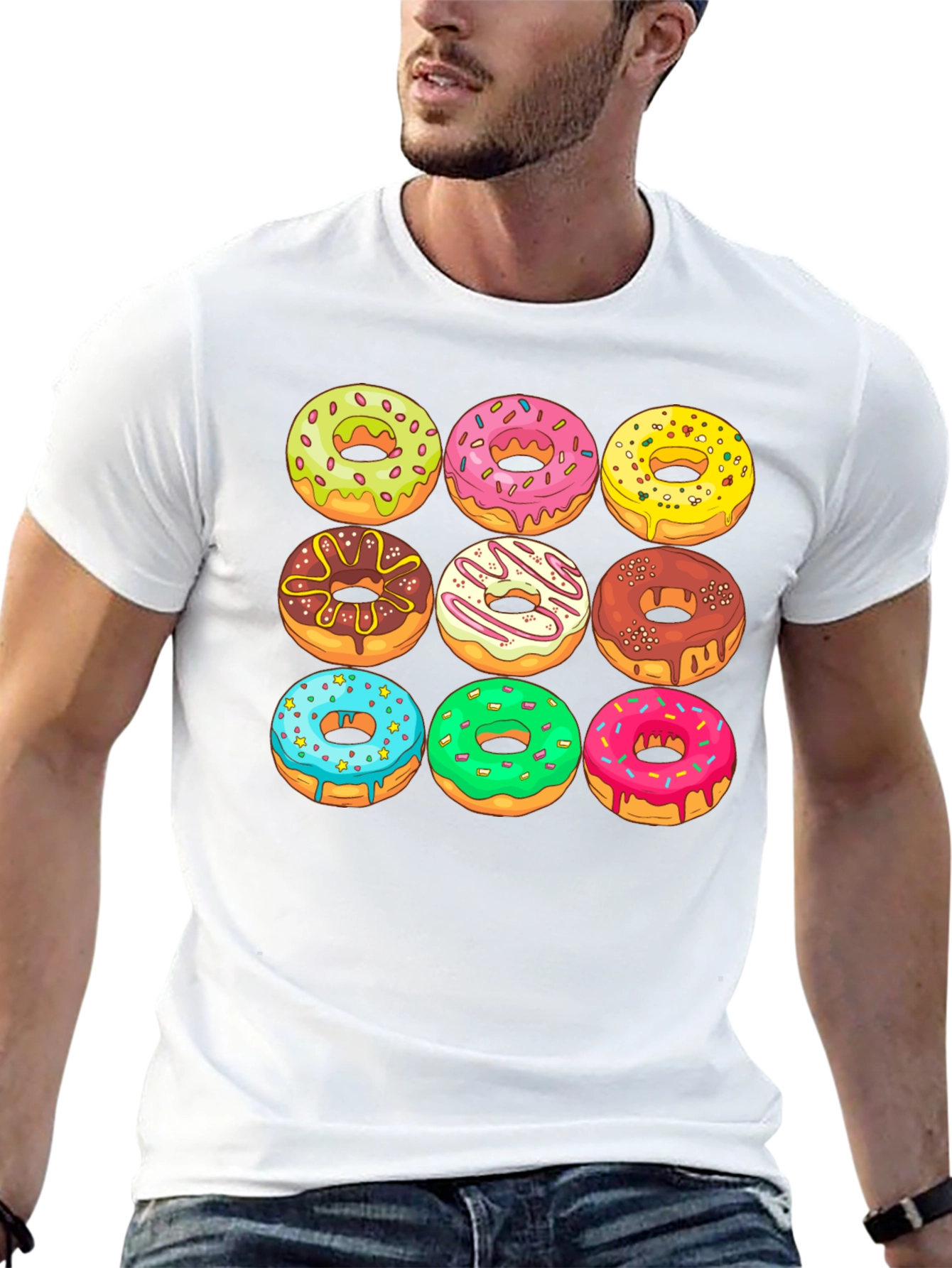 Black Donut Graphic Tee - Deliciously Fun! view 13