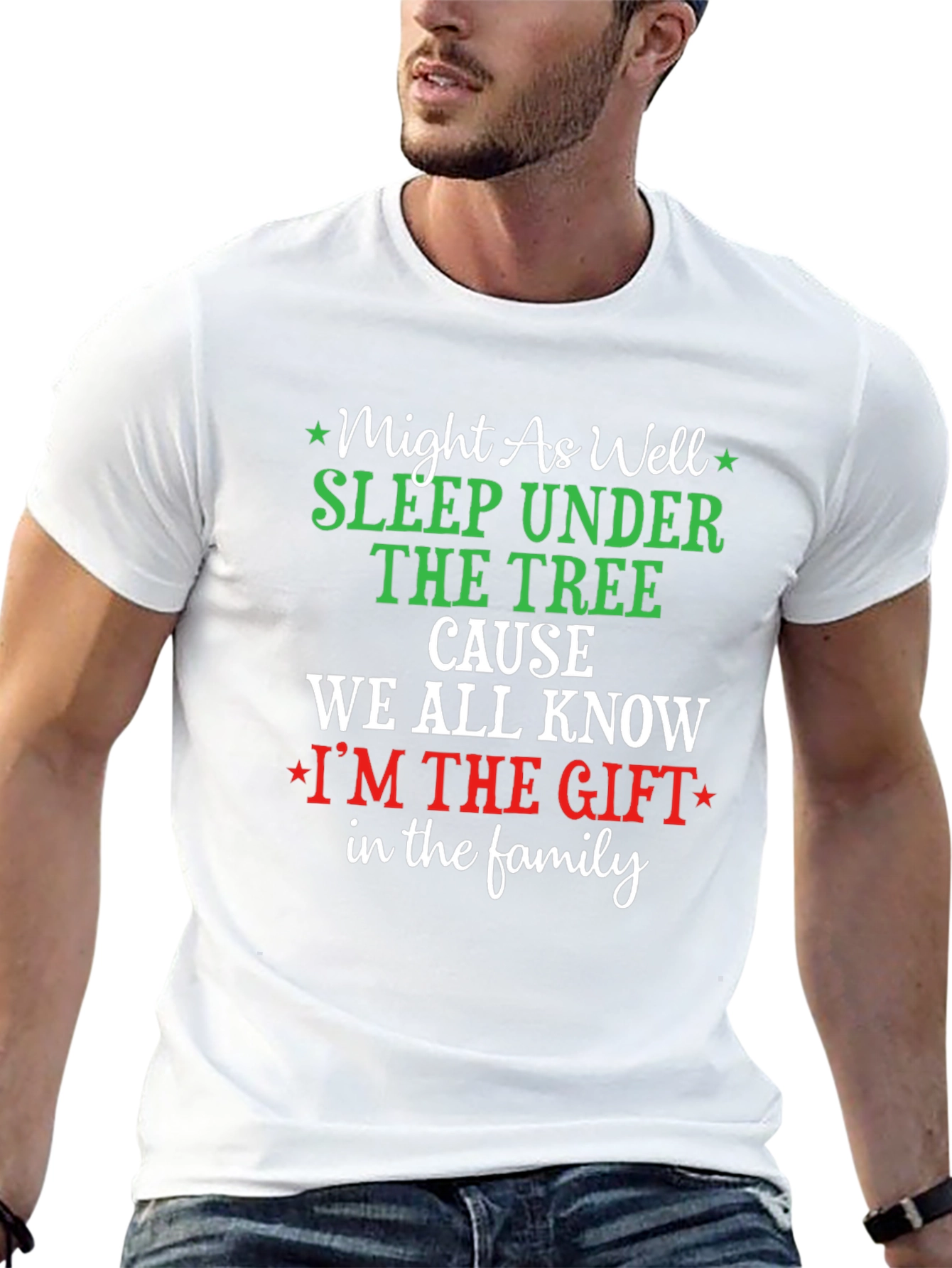 Black Funny Christmas Gift T-Shirt view 13