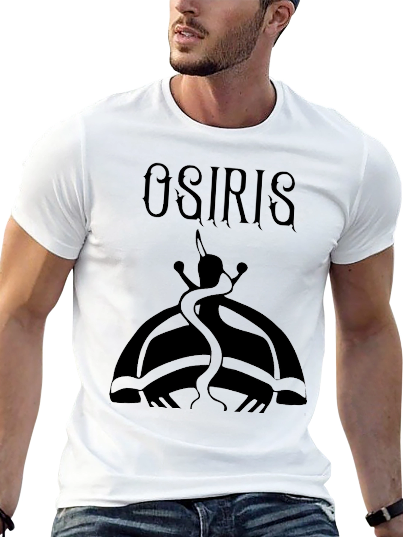 Black Osiris Graphic Print Black T-Shirt view 13
