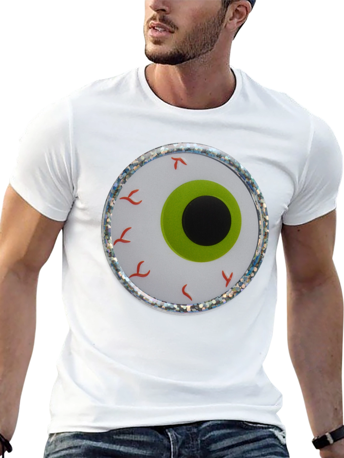 Black Eye See You T-Shirt: Novelty Halloween Apparel view 13
