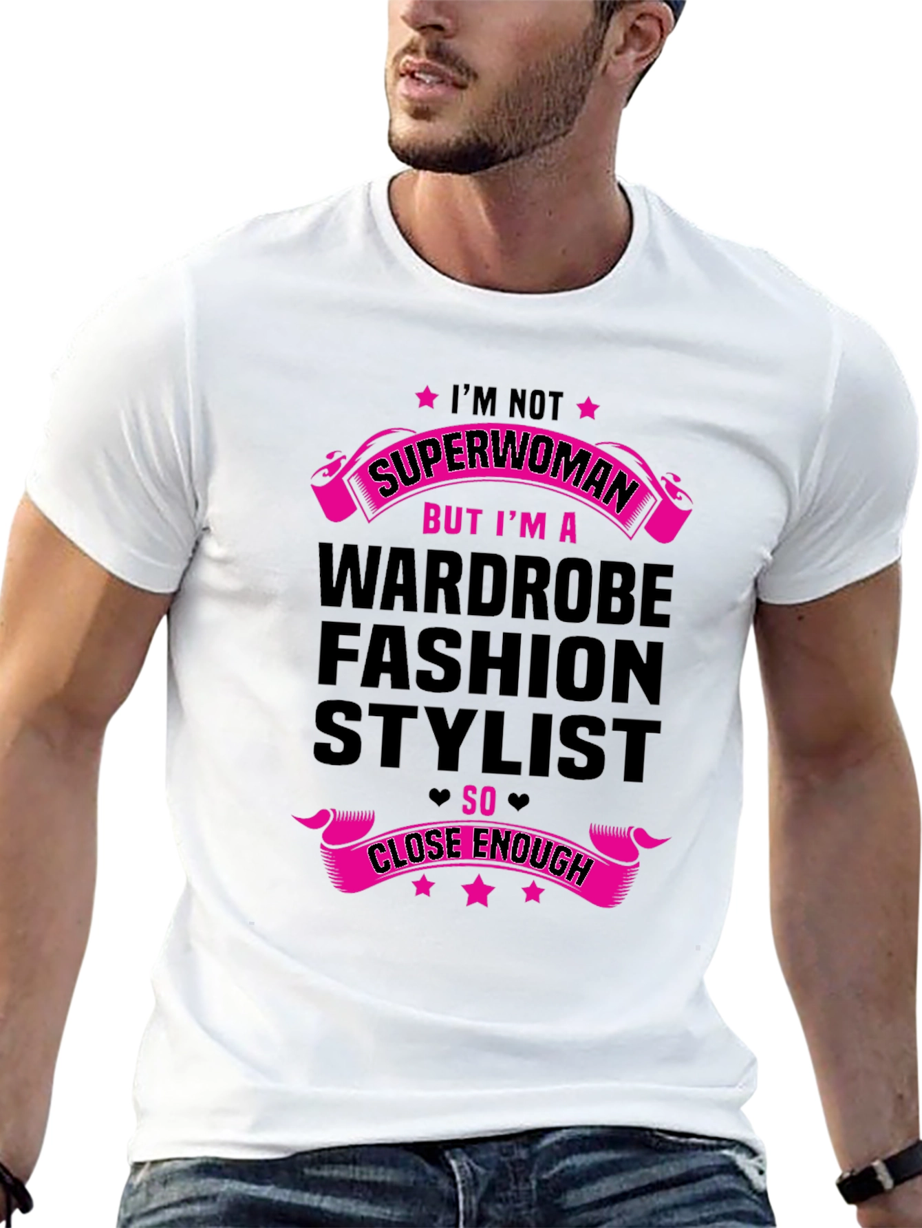 Black Wardrobe Fashion Stylist Graphic T-Shirt view 13