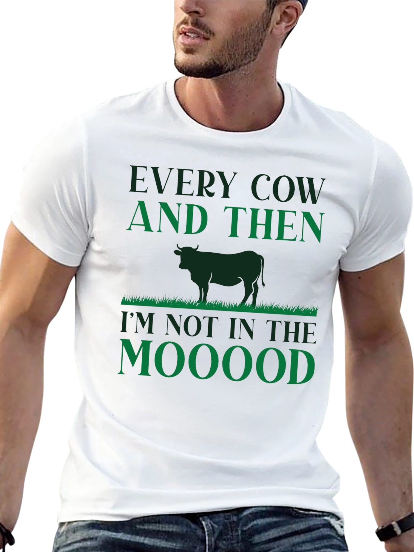 Black Every Cow Funny Graphic Tee view 13