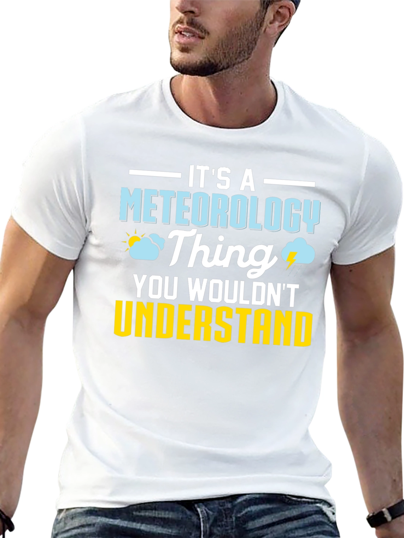 Black Meteorology Thing T-Shirt - Funny Weather Tee view 13