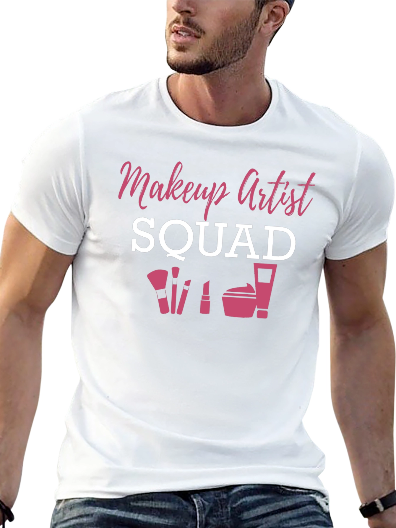 Black Makeup Artist Squad Graphic Tee view 13