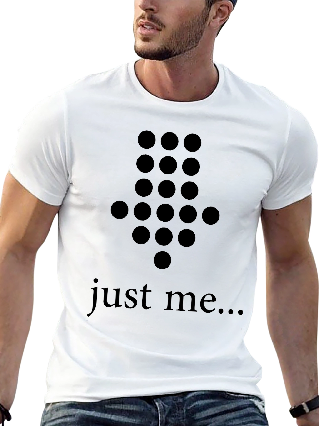 Black Dot Arrow Graphic Tee - Just Me... view 13
