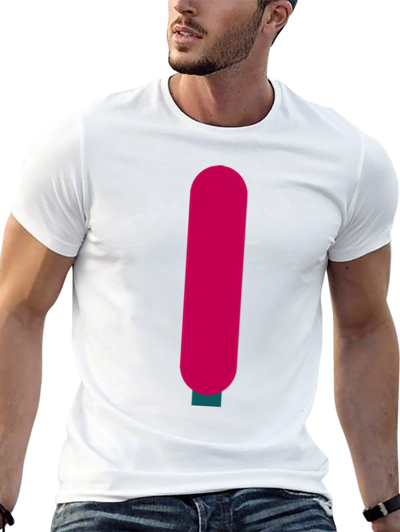 Black Bold Graphic Tee - Statement Style view 13