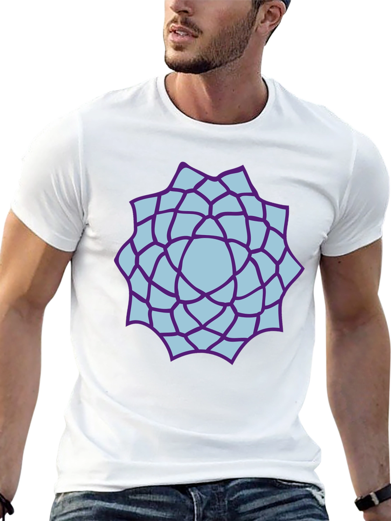 Black Crown Chakra Black T-Shirt view 13