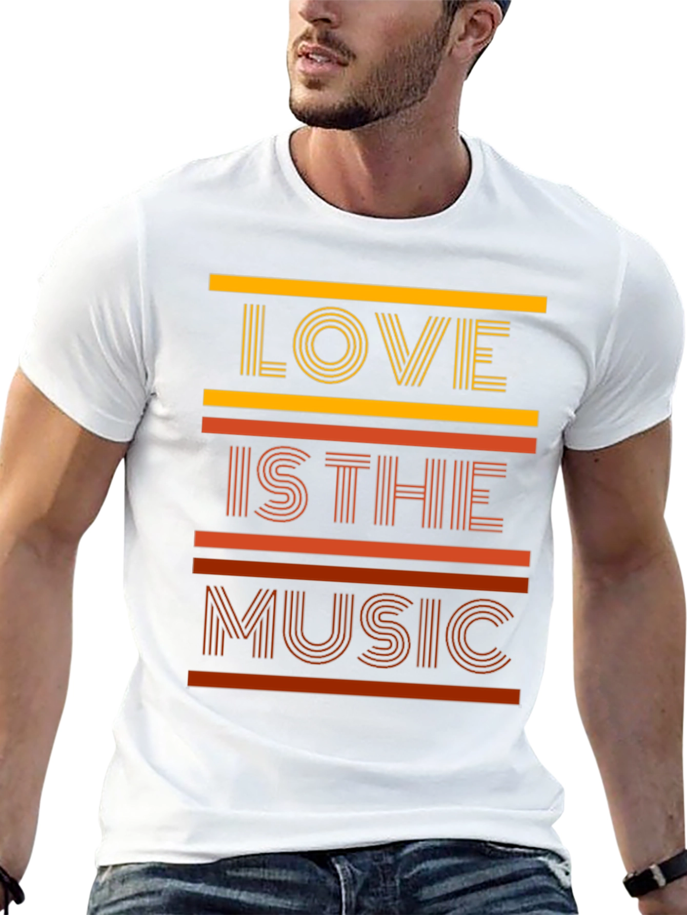Black Love is the Music T-Shirt - Stylish Graphic Tee view 13