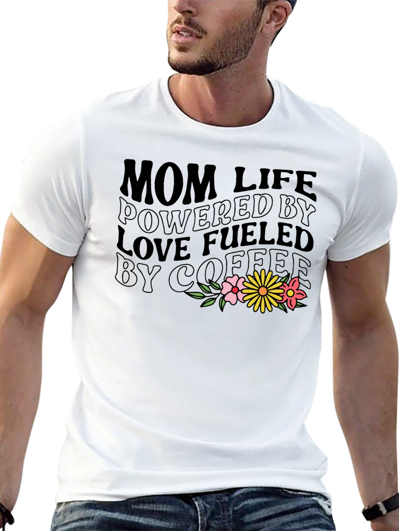 Black Mom Life Coffee T-Shirt view 13