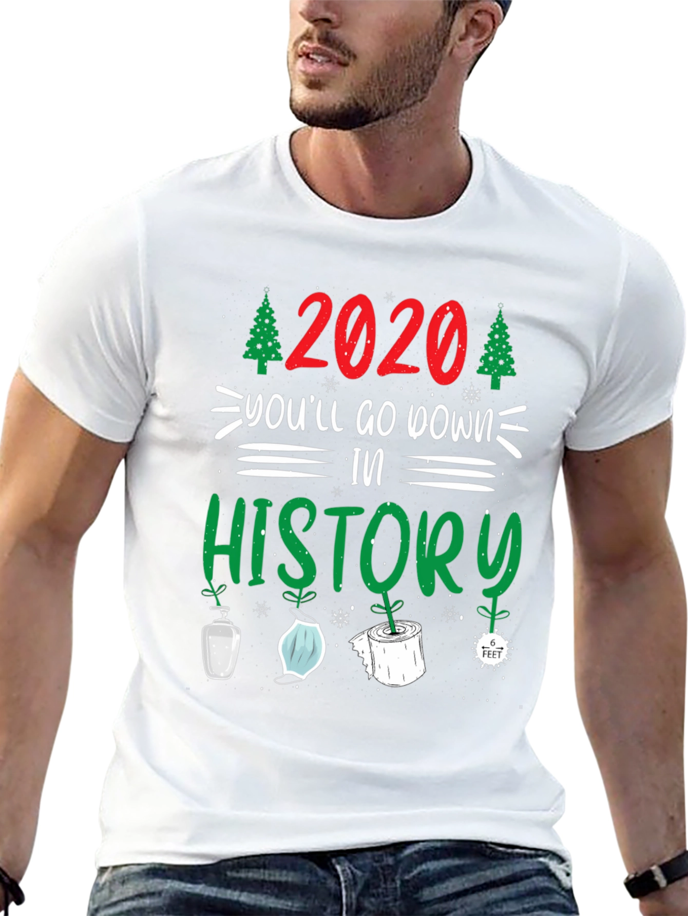 Black 2020 History Graphic Tee view 13