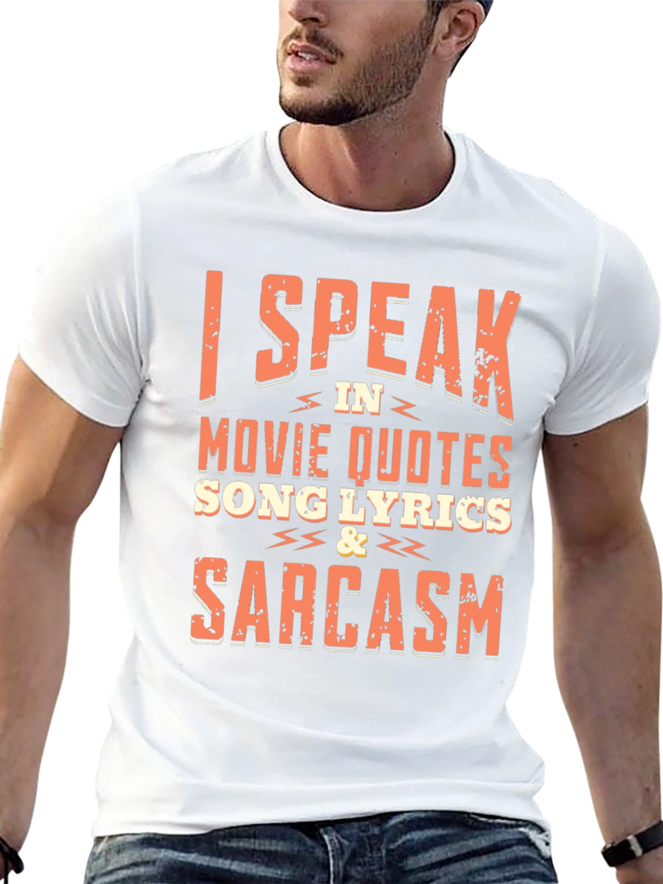 Black I Speak in Movie Quotes T-Shirt view 13