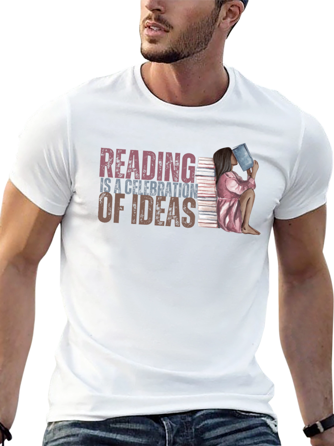 Black Reading is Celebration of Ideas T-Shirt view 13