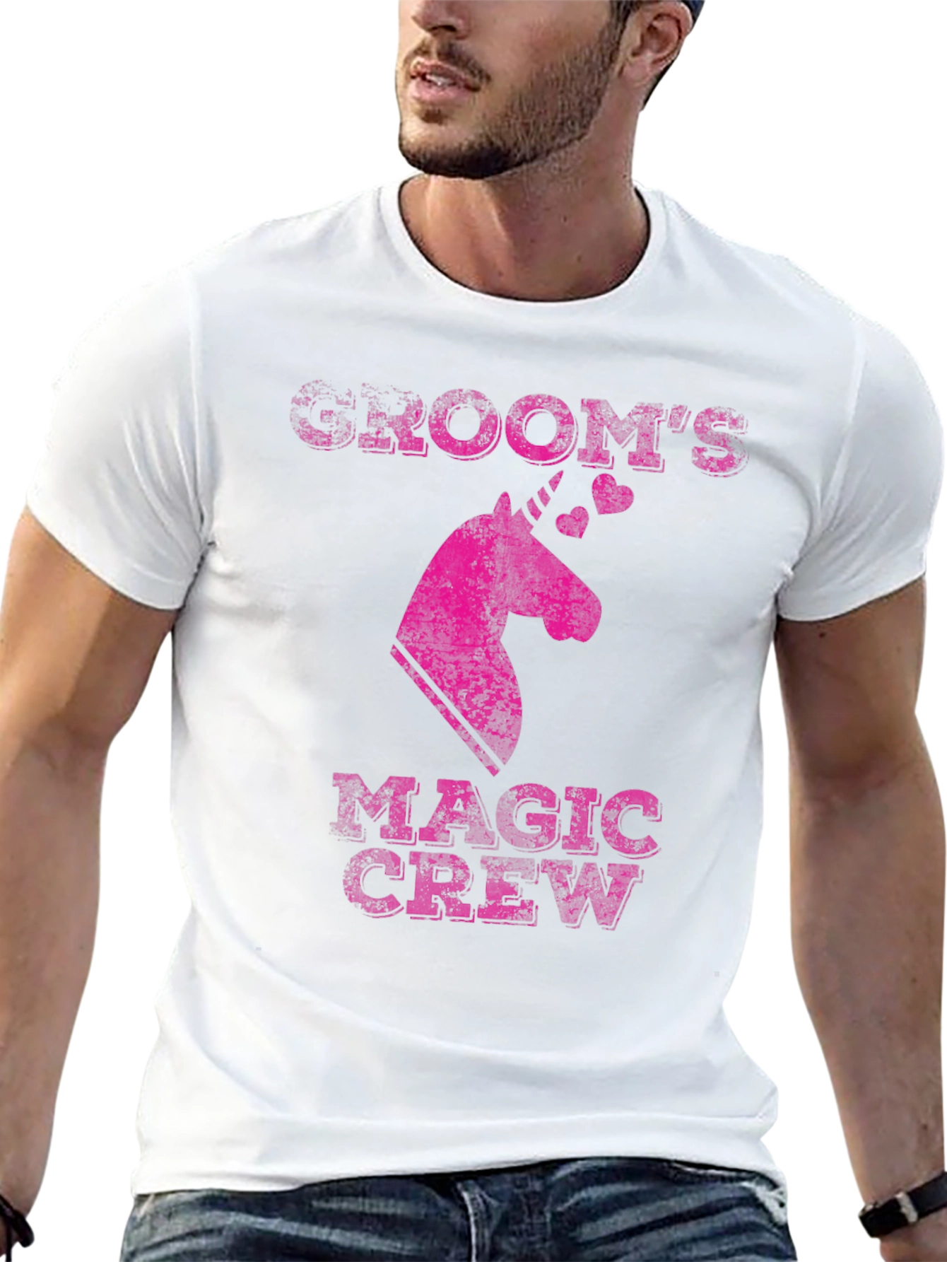 Black Groom's Magic Crew Unicorn T-Shirt - Black view 13