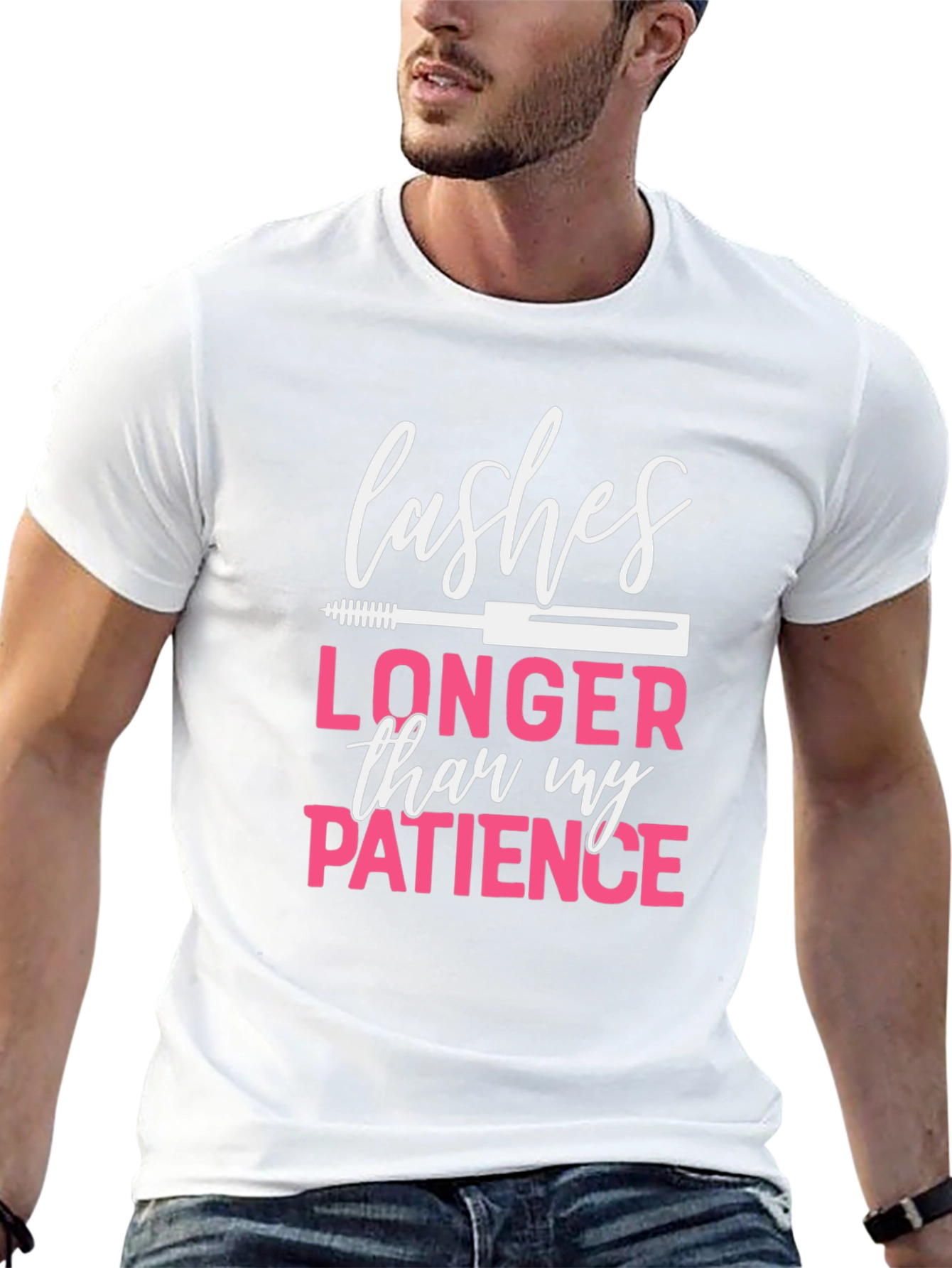 Lashes Longer Than My Patience Graphic Tee - 13