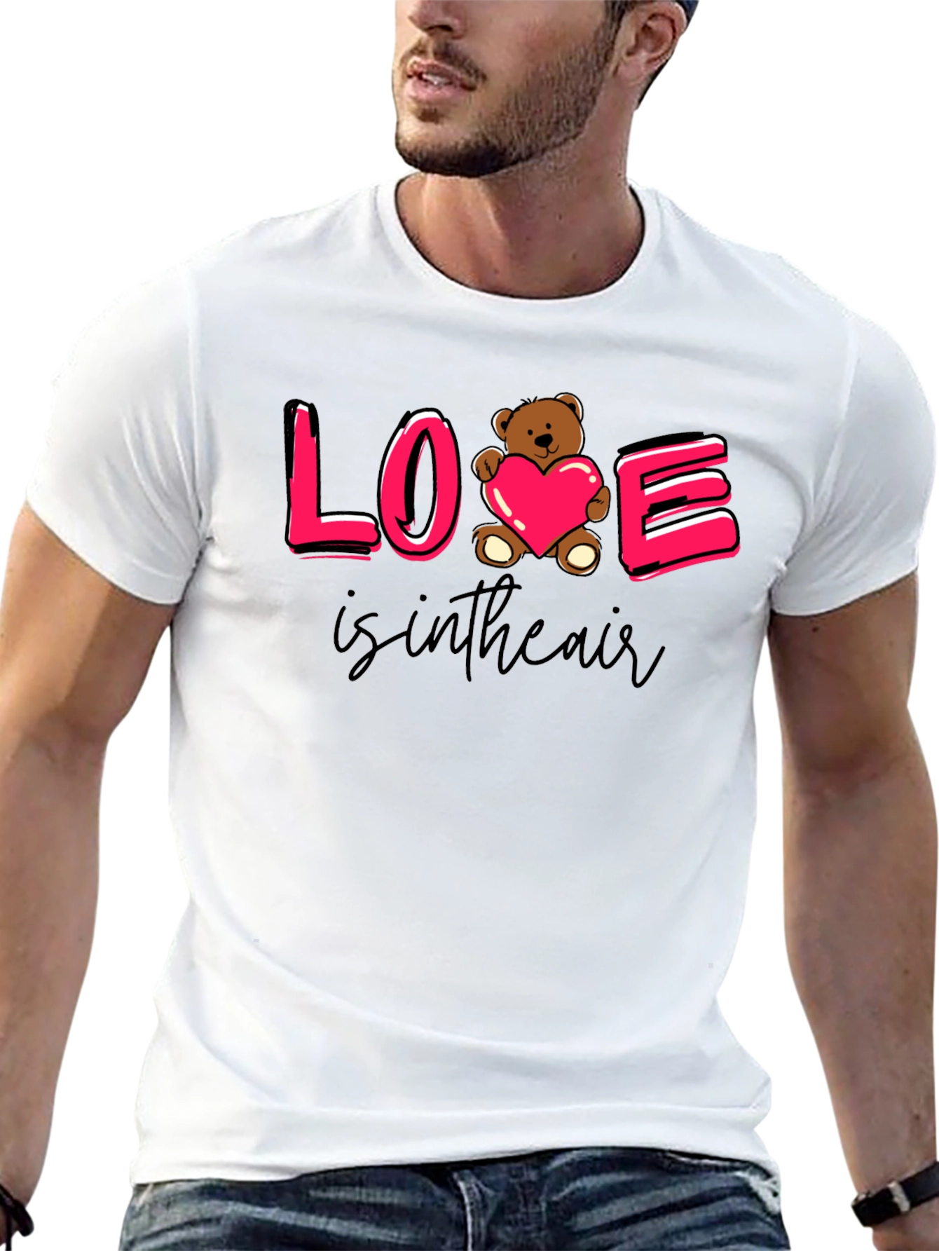 Black Love is in the Air T-Shirt Valentine's Day view 13