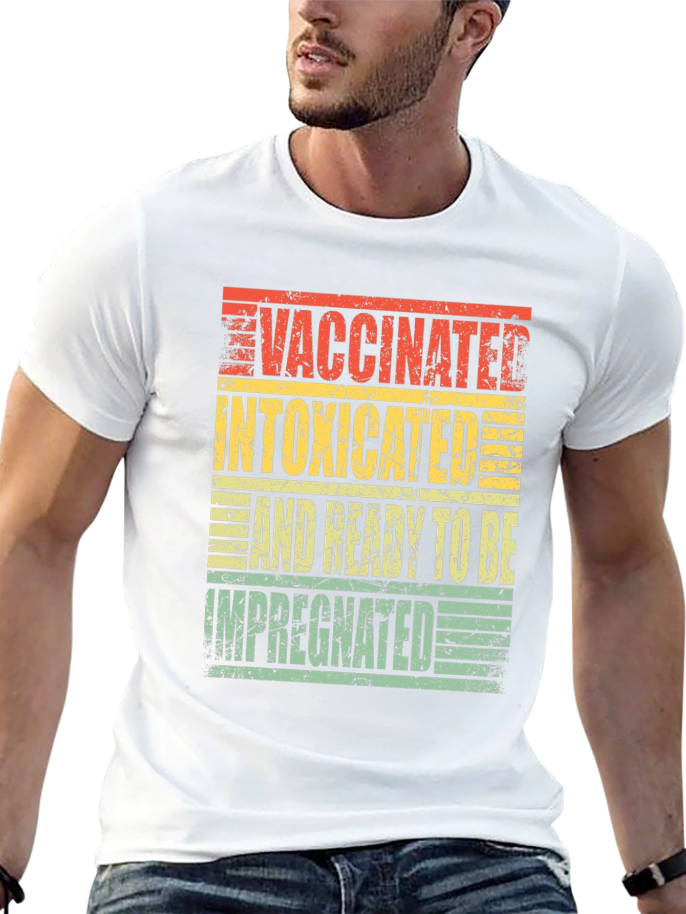 Black Vaccinated and Ready T-Shirt view 13