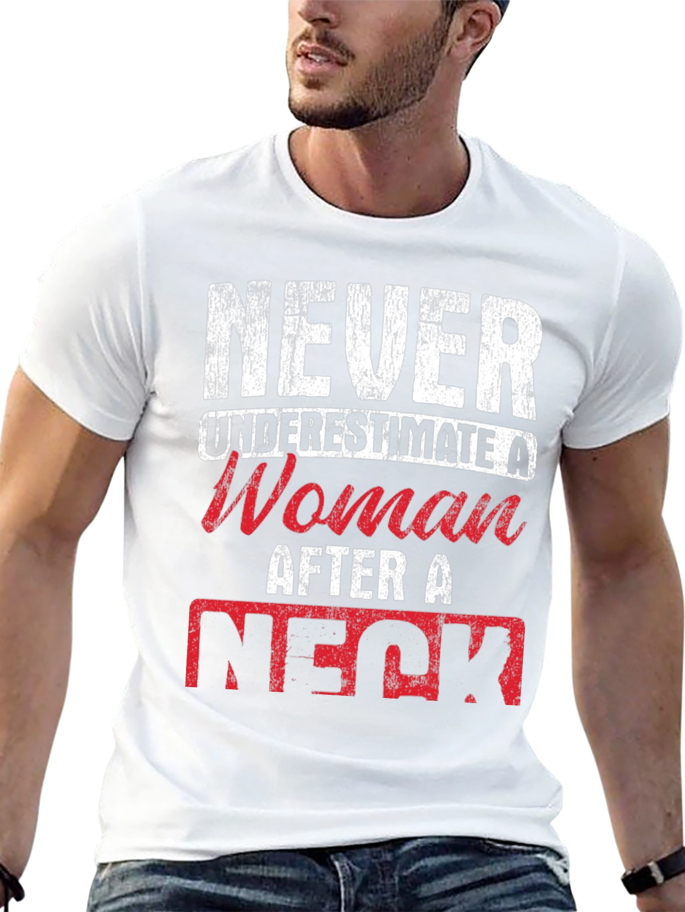 Black Never Underestimate a Woman T-Shirt view 13