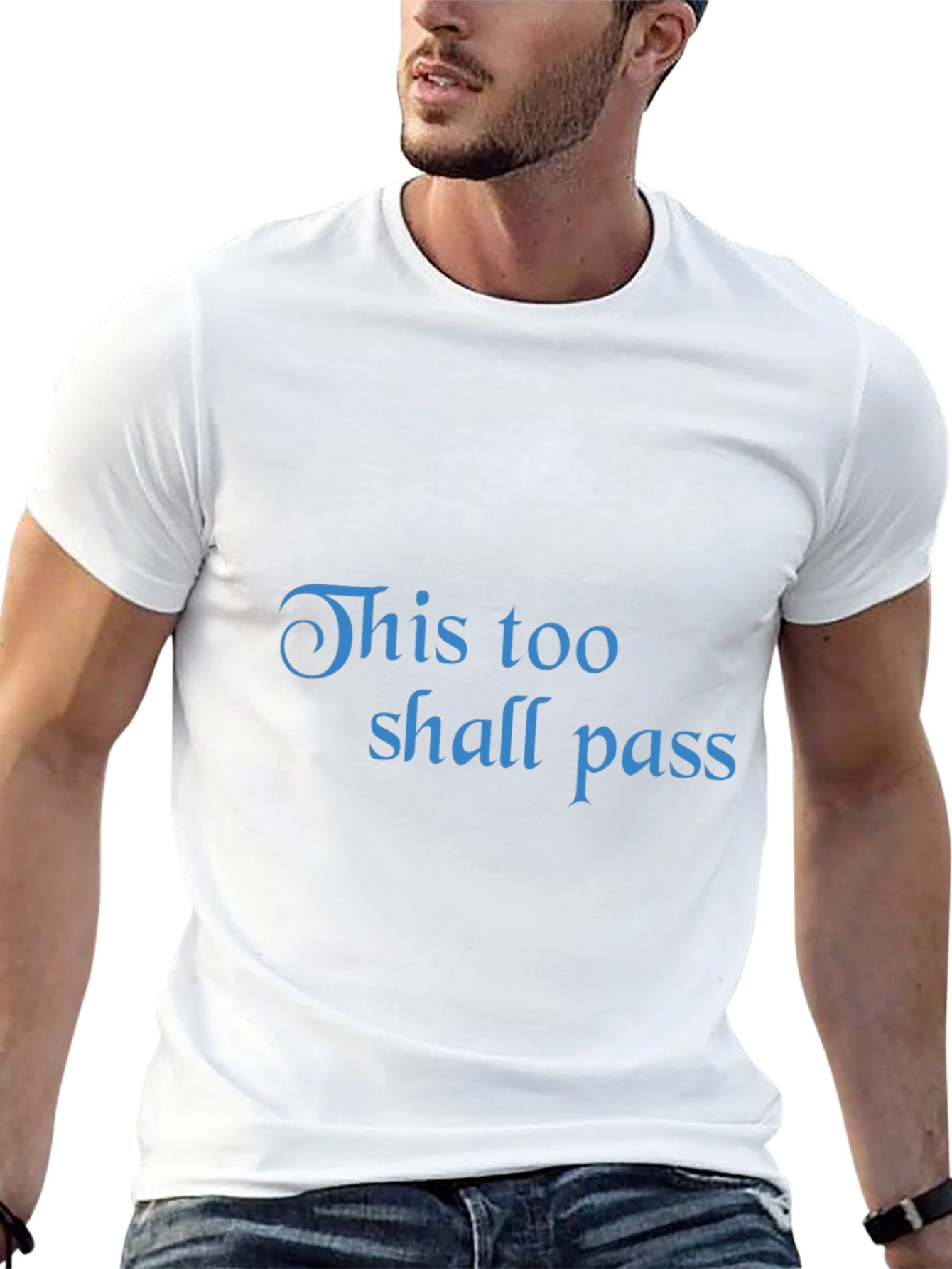 Black This Too Shall Pass Graphic T-Shirt view 13