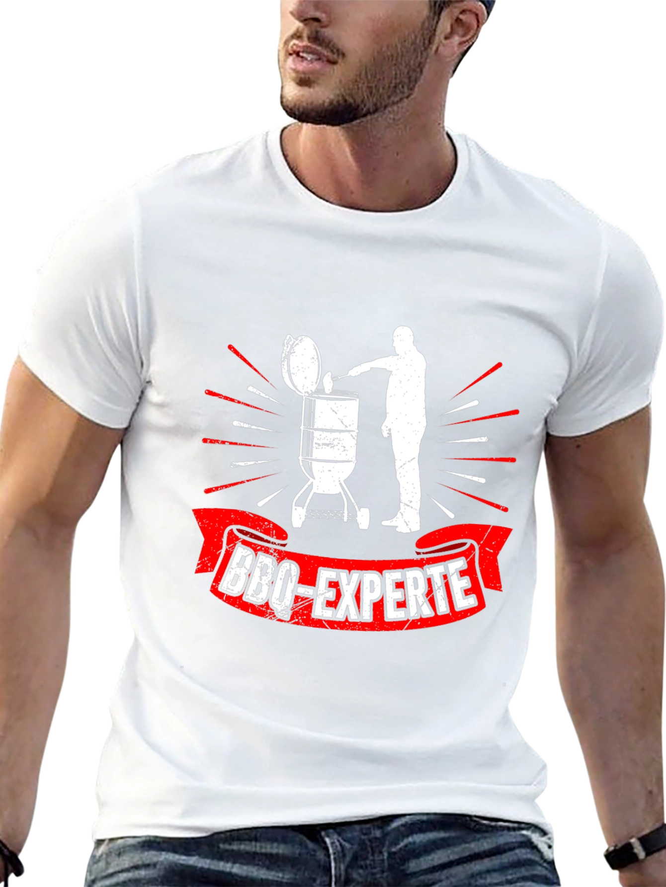Black BBQ-Experte Graphic T-Shirt view 13