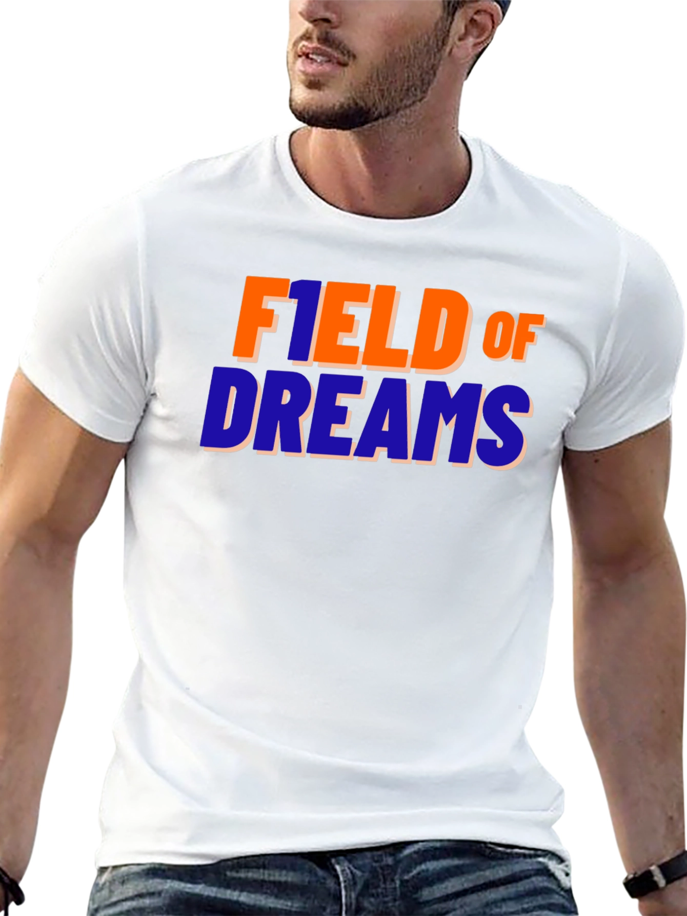 Black Field of Dreams Graphic T-Shirt - Retro Style view 13