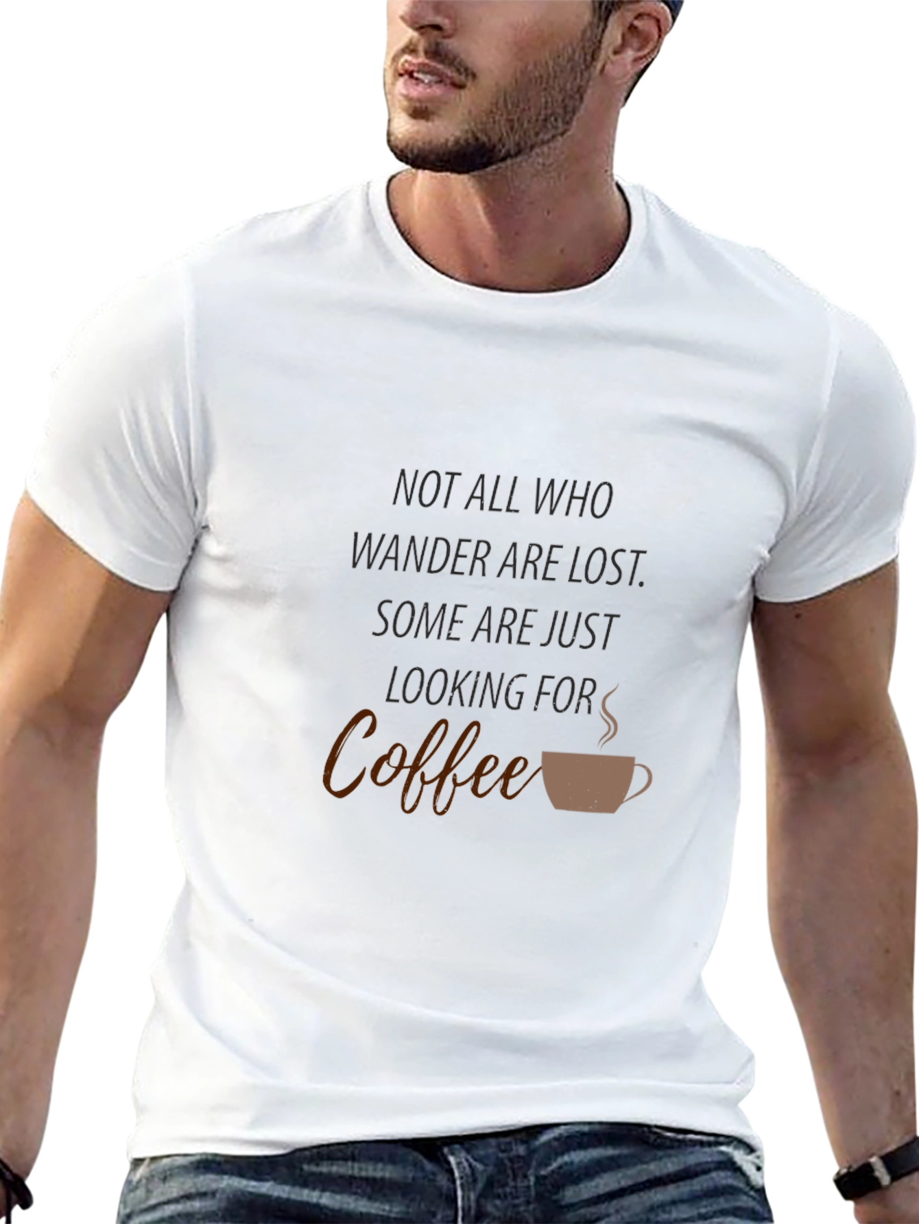 Black Coffee Seeker T-Shirt - Wanderlust Apparel view 13