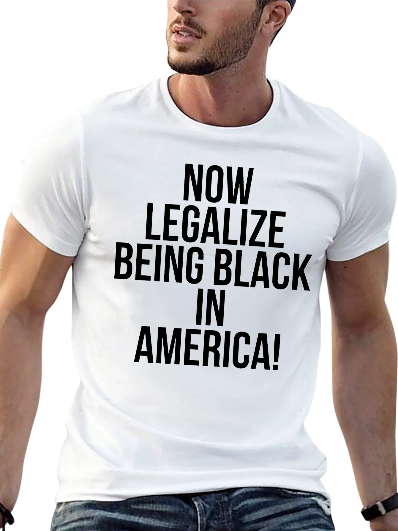 Black Now Legalize Being Black in America T-Shirt view 13