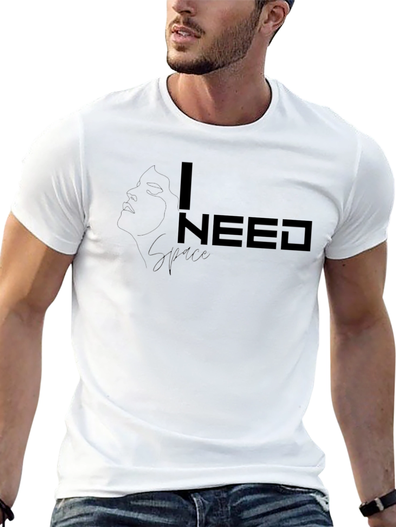 Black I NEED Black Graphic Tee view 13