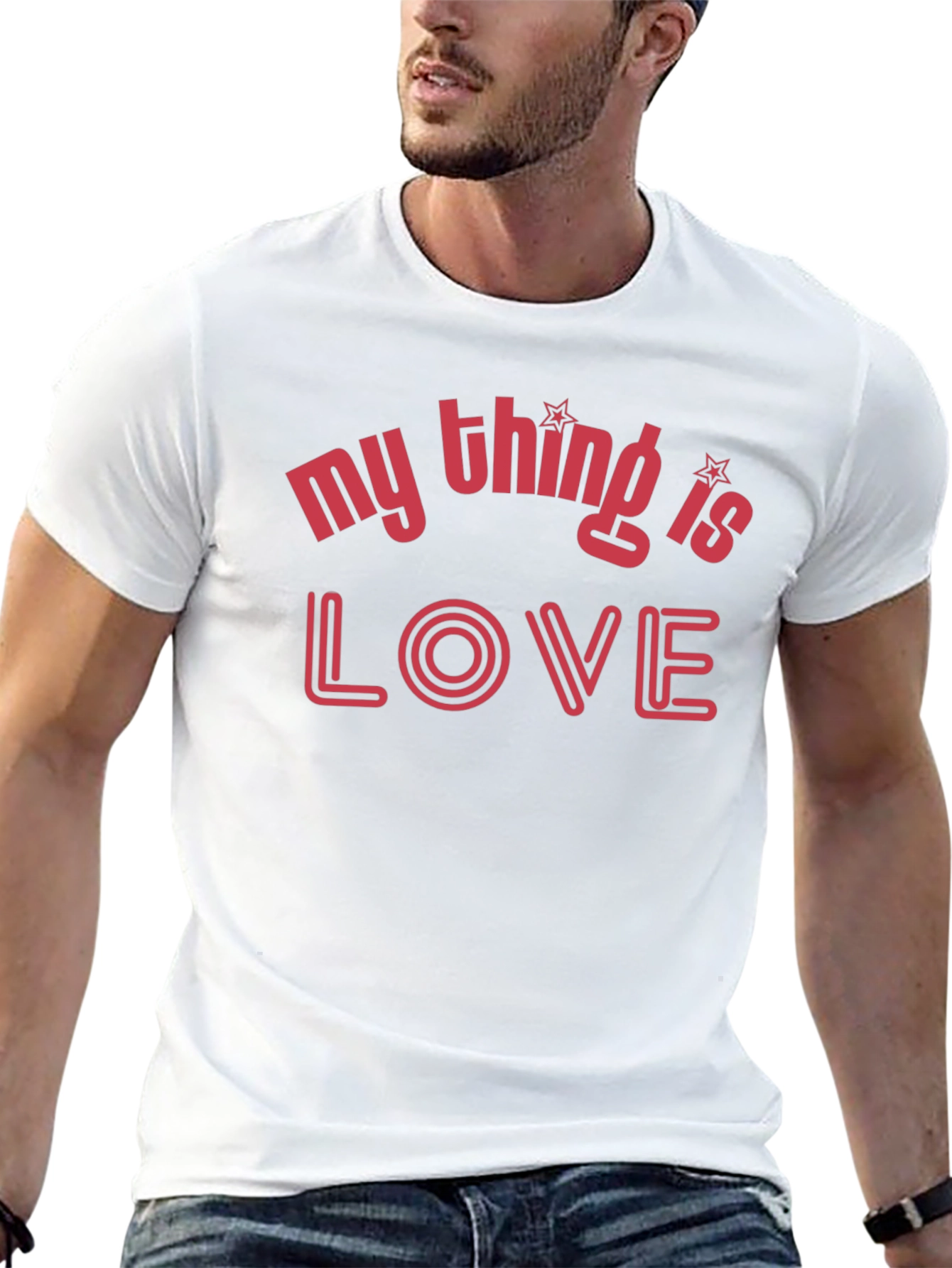 Black My Thing is Love Graphic Tee view 13