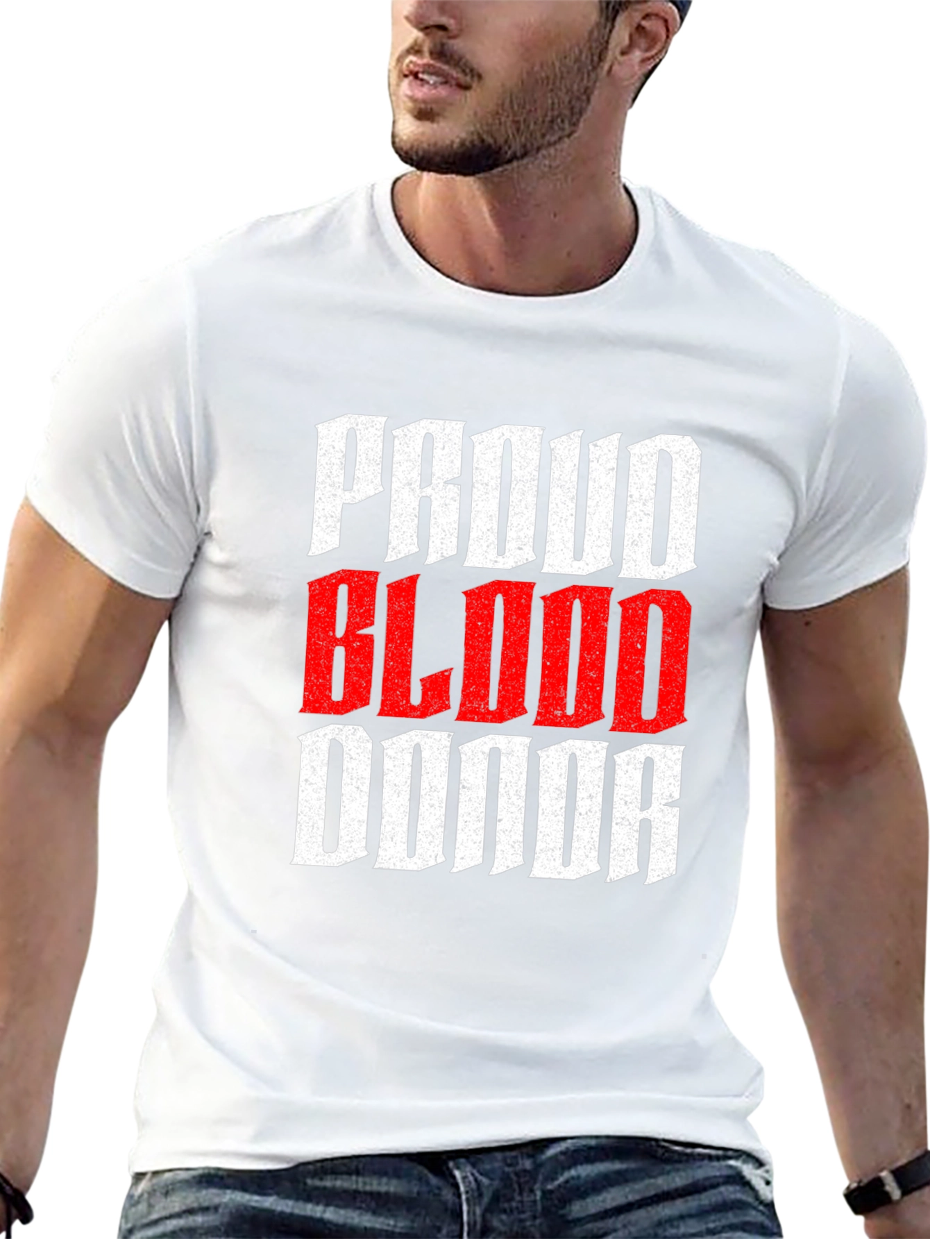 Black Proud Blood Donor Graphic Tee - Stylish & Supportive view 13
