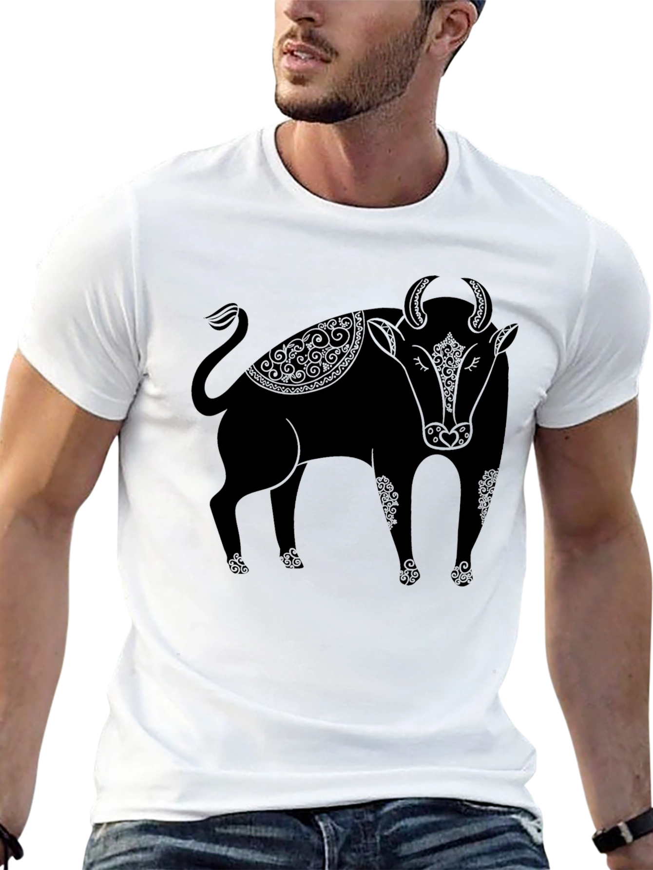 Black Black Bull Graphic Tee - Men's Short Sleeve Crew Neck view 13