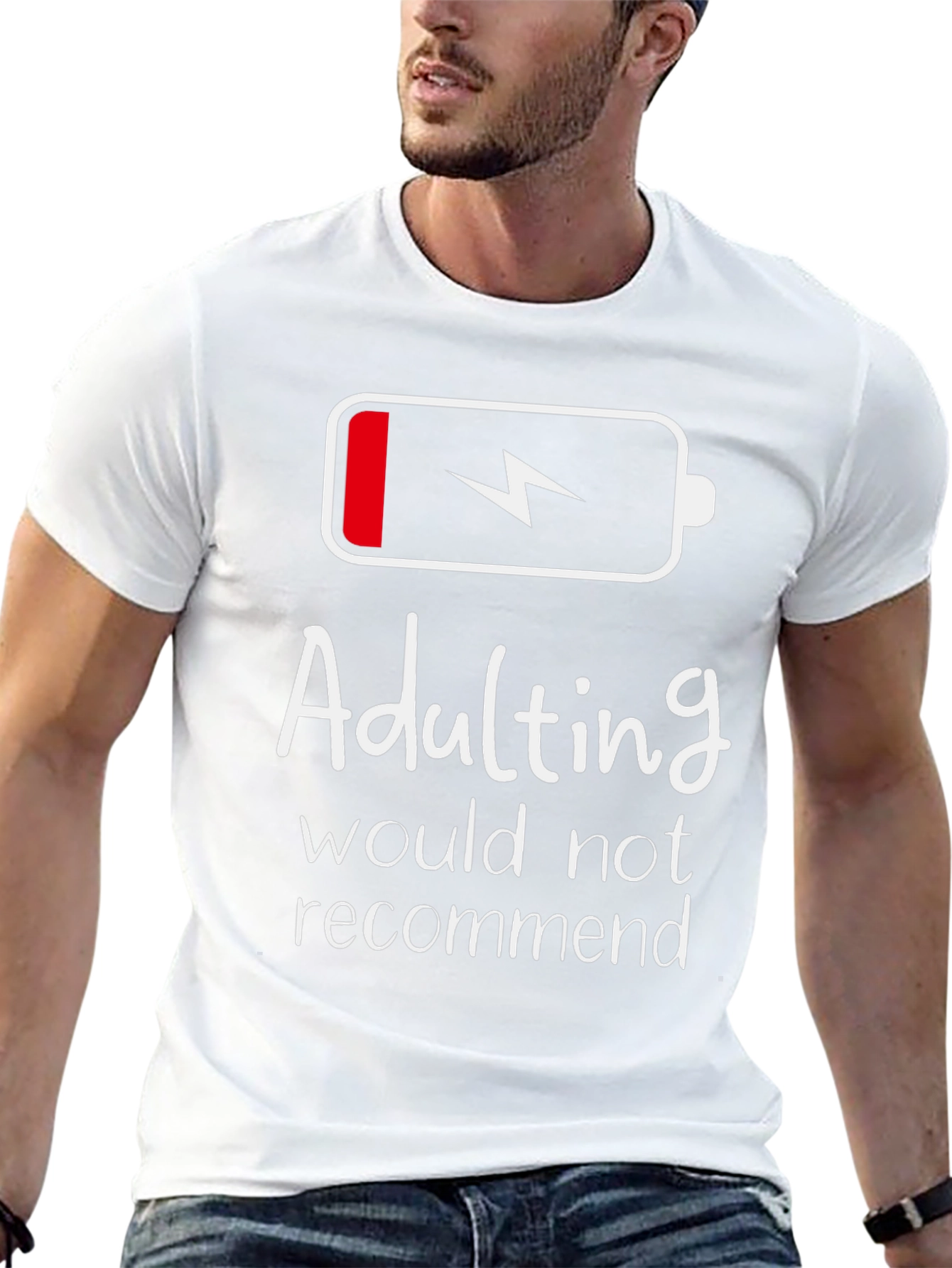 Black Adulting - Not Recommended T-Shirt view 13