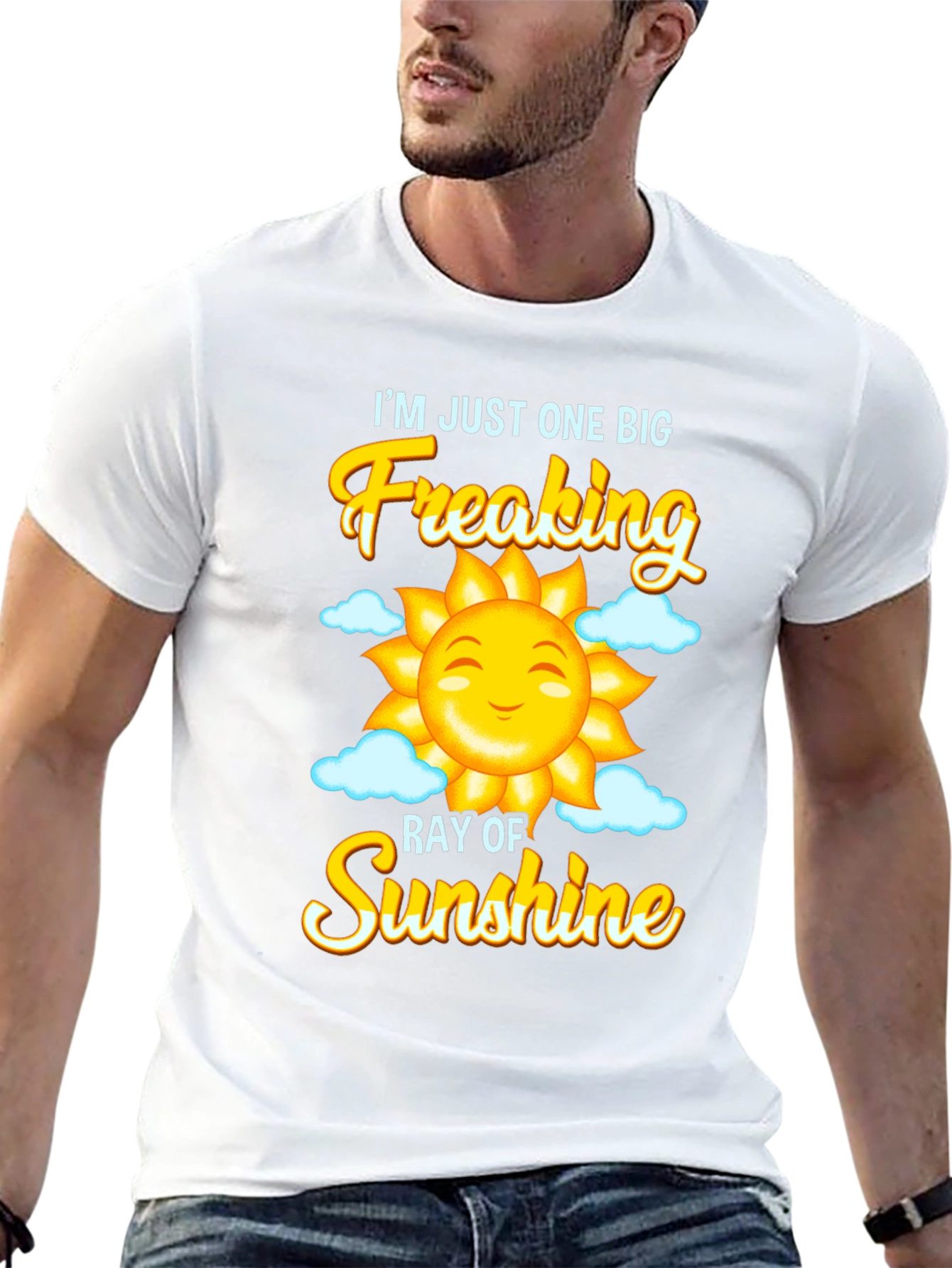 Black Funny Sunshine Graphic Tee view 13
