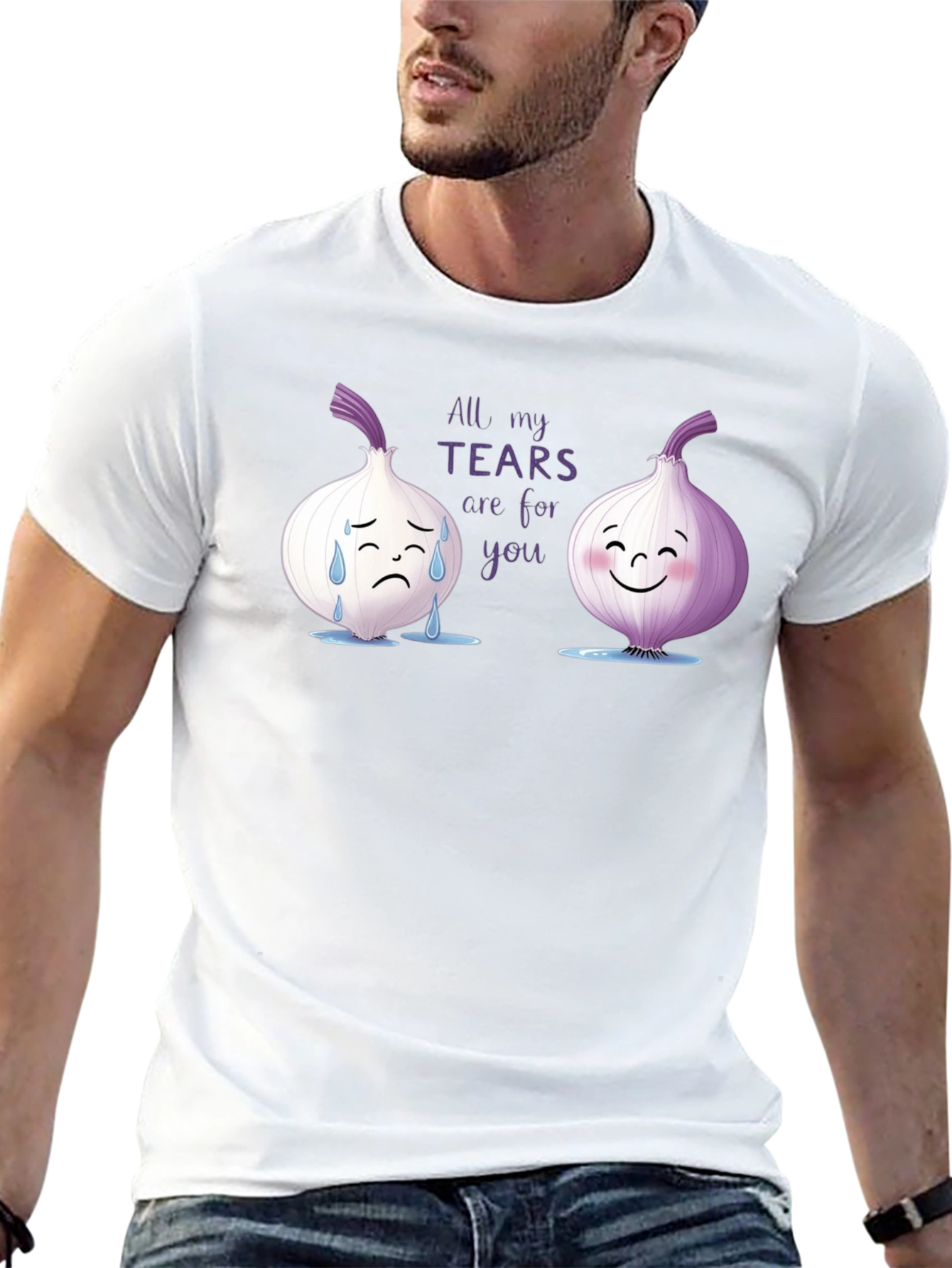 Black Funny All My Tears Are For You T-Shirt view 13