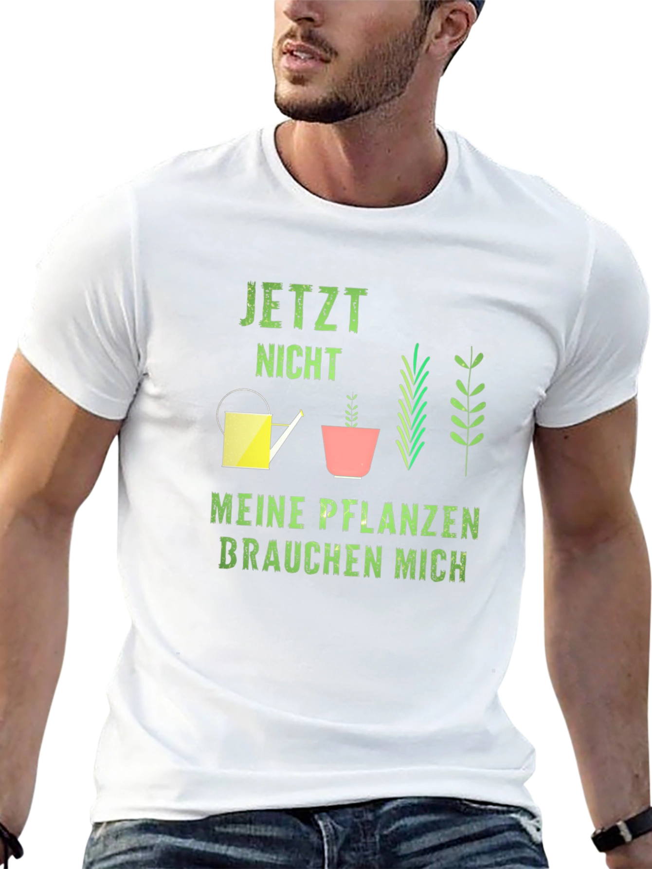 Black Plant Lover Graphic Tee - Meine Pflanzen Brauchen Mich view 13
