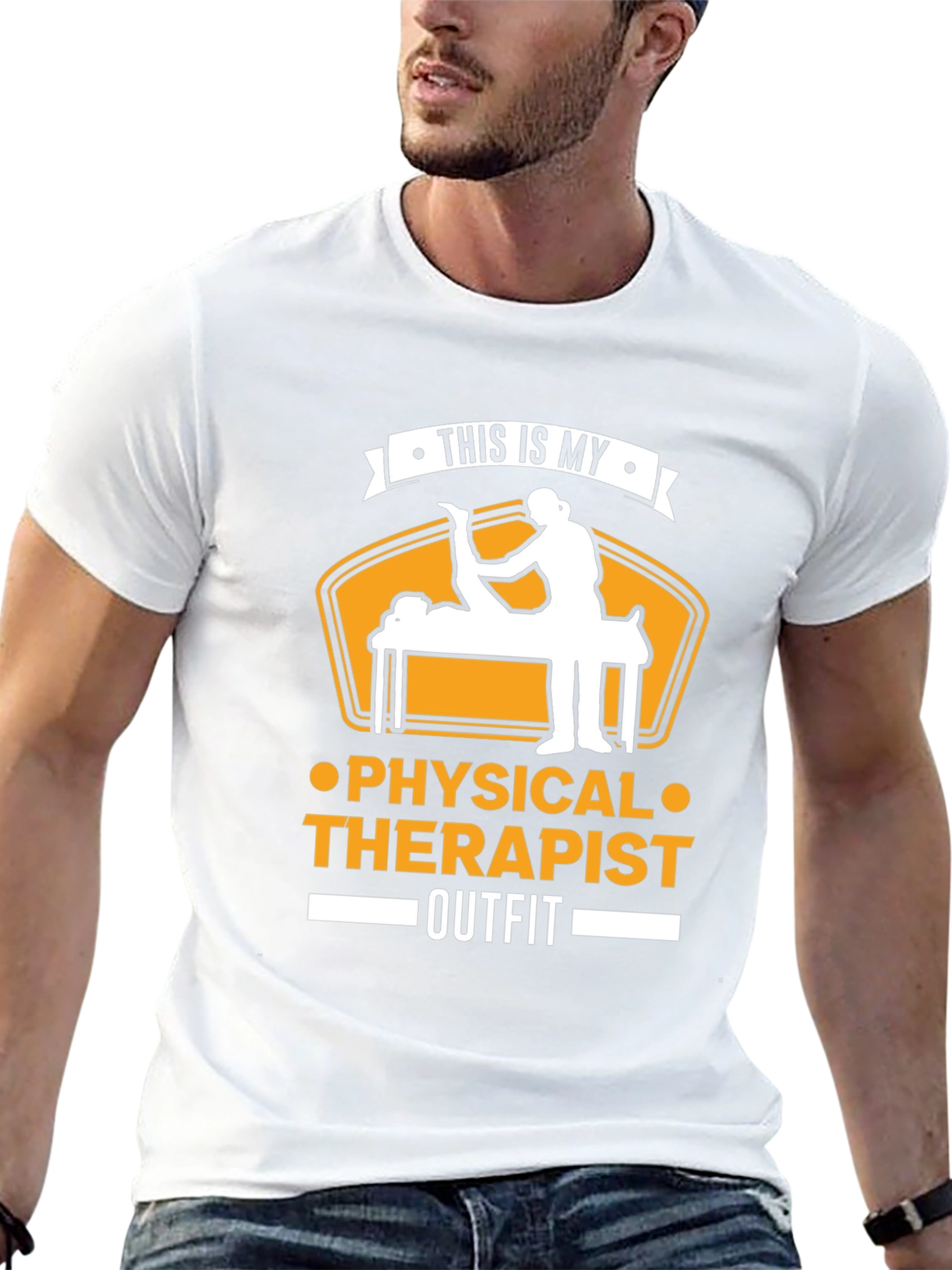 Black Physical Therapist Outfit T-Shirt view 13