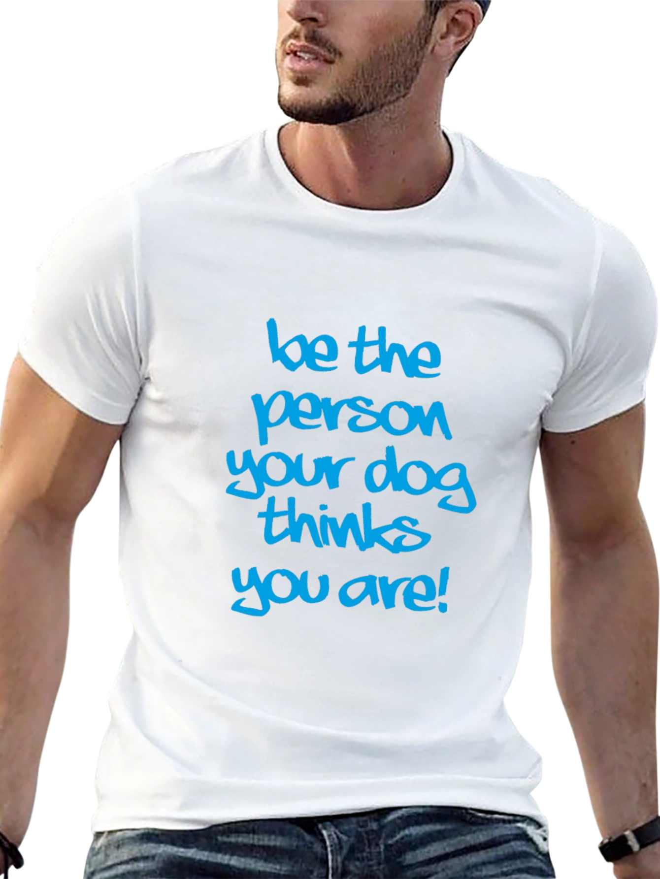 Black Dog Lover Tee: Be the Person Your Dog Thinks You Are view 13