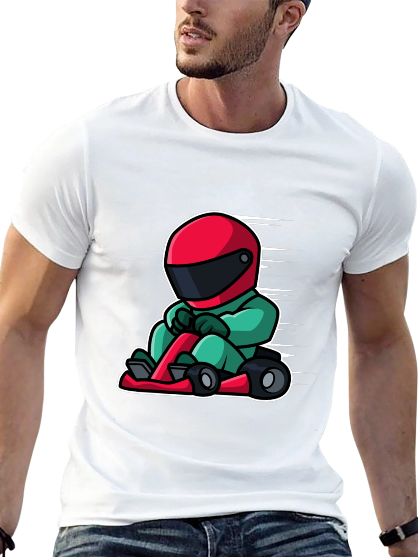 Cartoon Go-Kart T-Shirt - 13