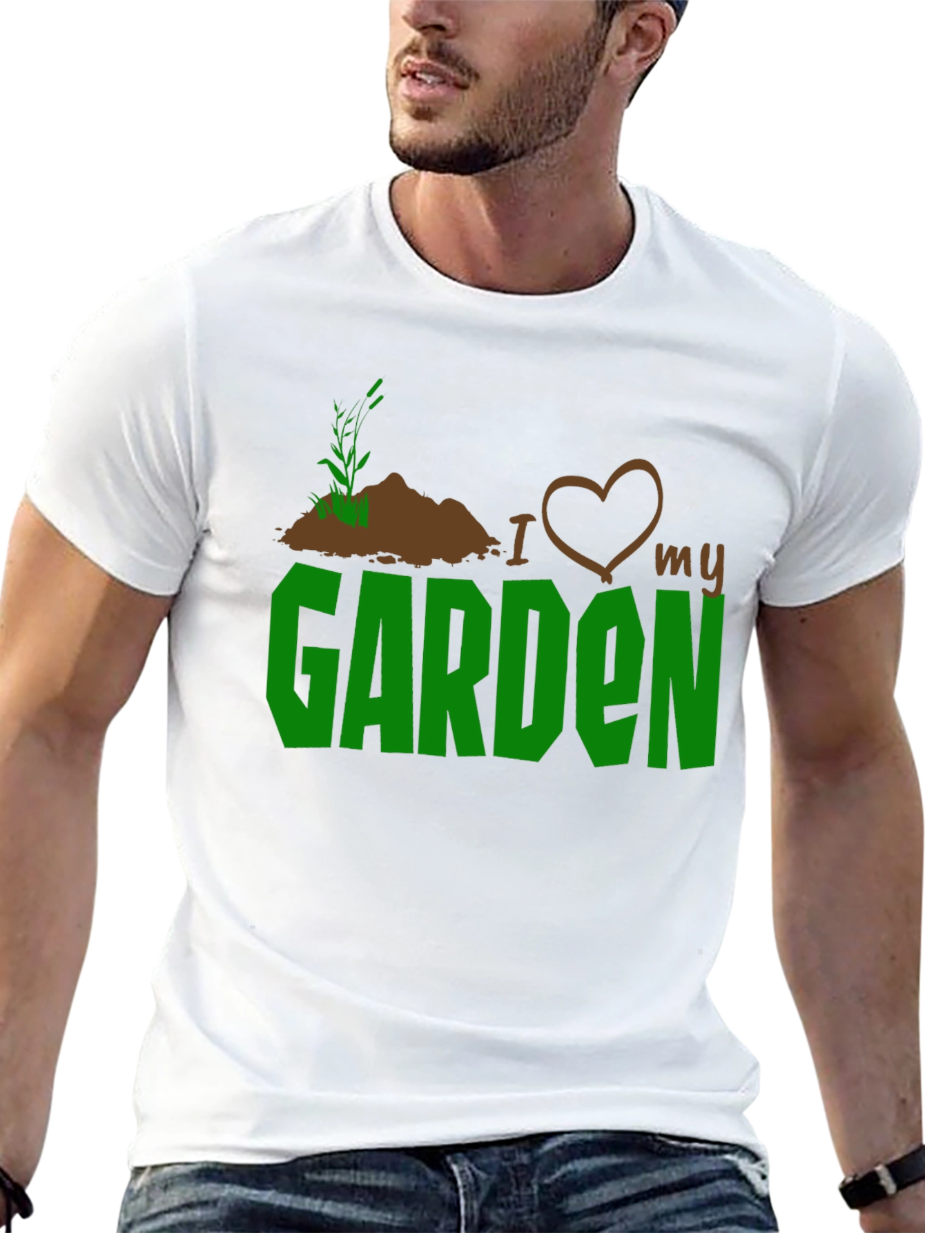 Black I Love My Garden T-Shirt - Gardening Gift view 13