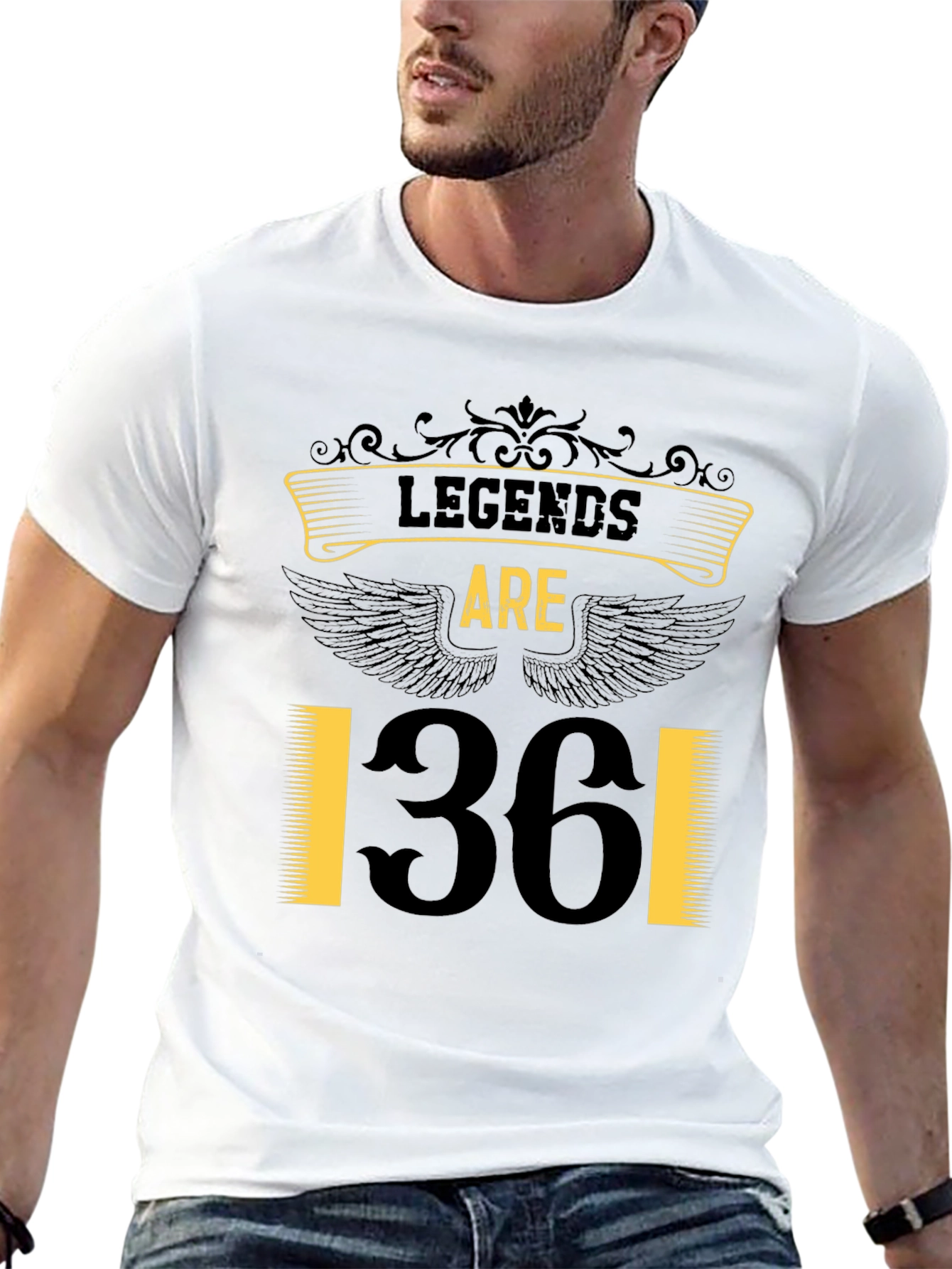 Black Legends Are 36 T-Shirt view 13