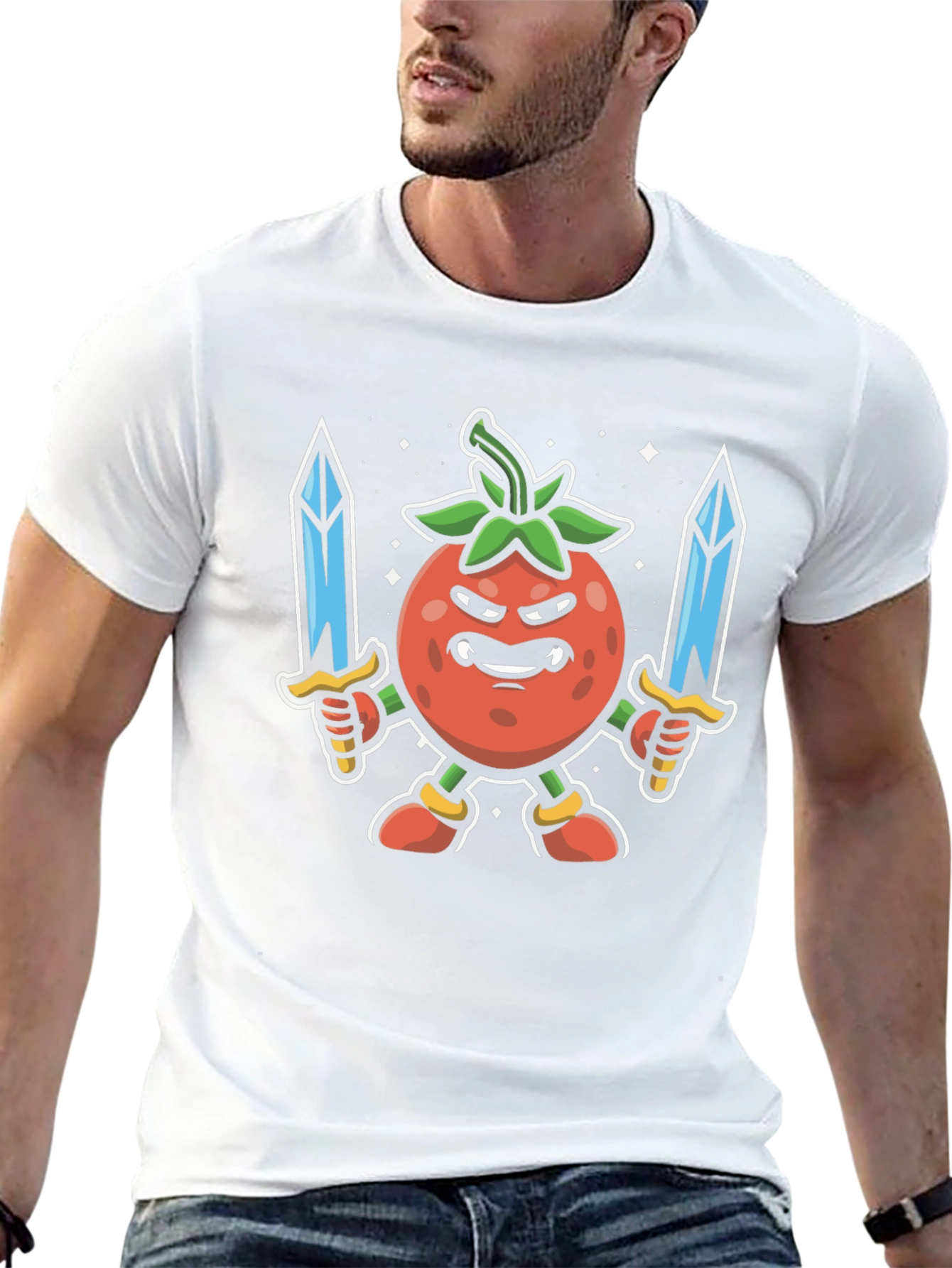 Black Tomato Warrior Graphic T-Shirt view 13