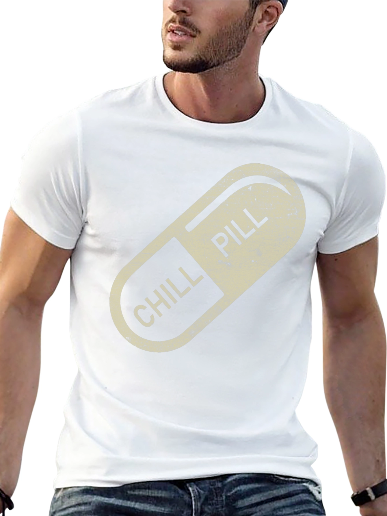 Black Chill Pill Graphic Tee - Relaxed Vibe view 13