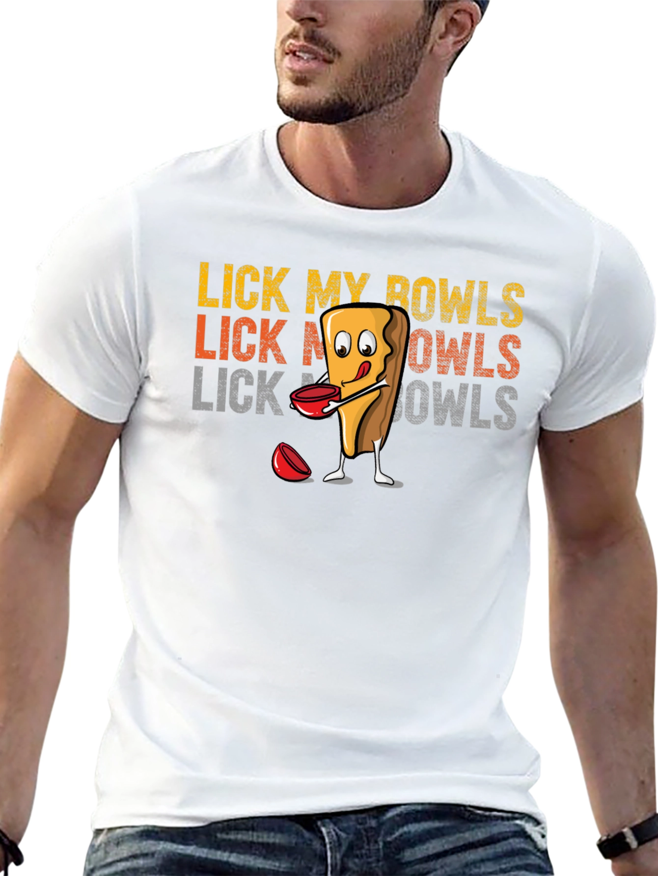Black Lick My Bowls Graphic Tee view 13
