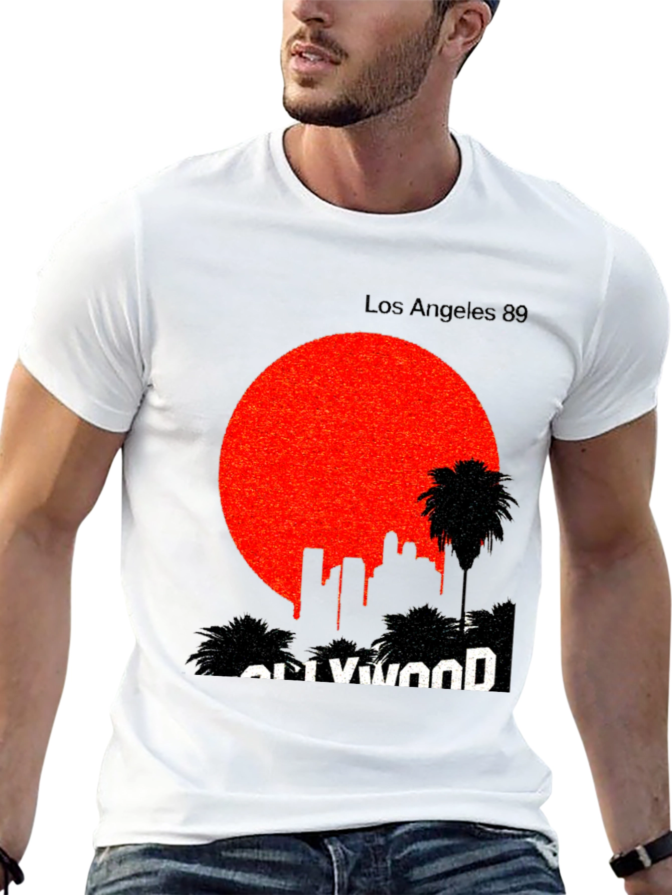 Black Los Angeles 89 Graphic T-Shirt view 13